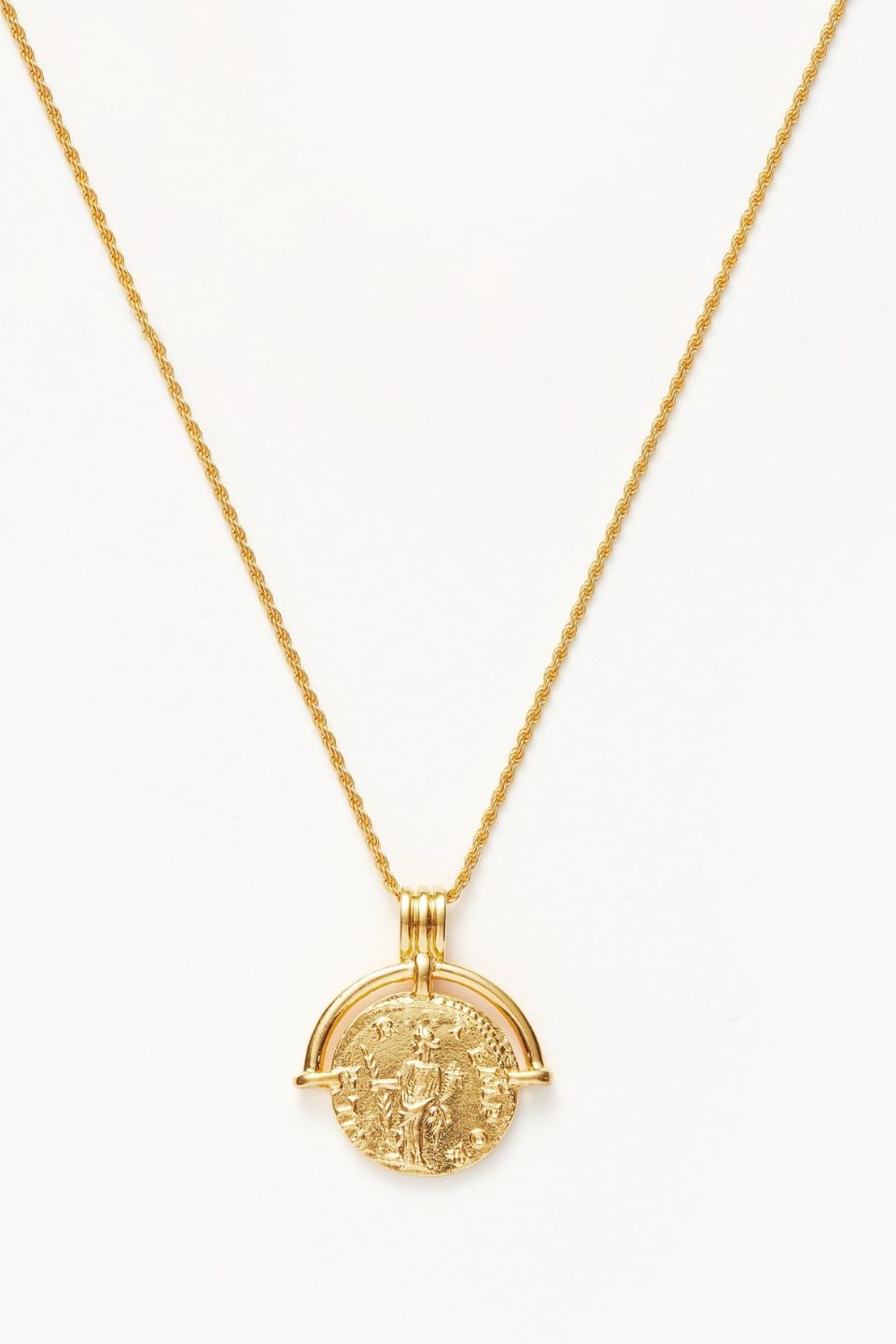 Lucy Williams Roman Arc Coin Necklace