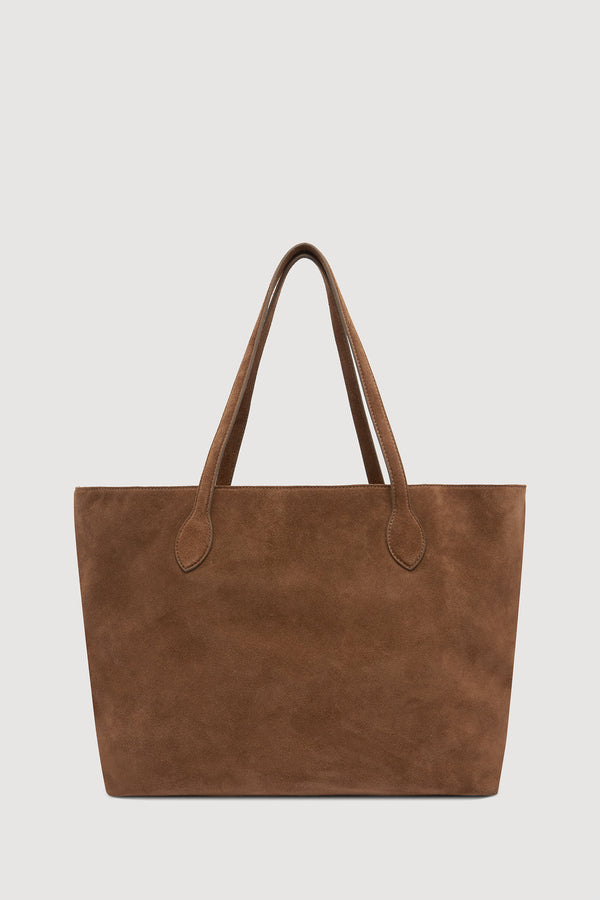 Olivia Suede Tote Bag Amaro