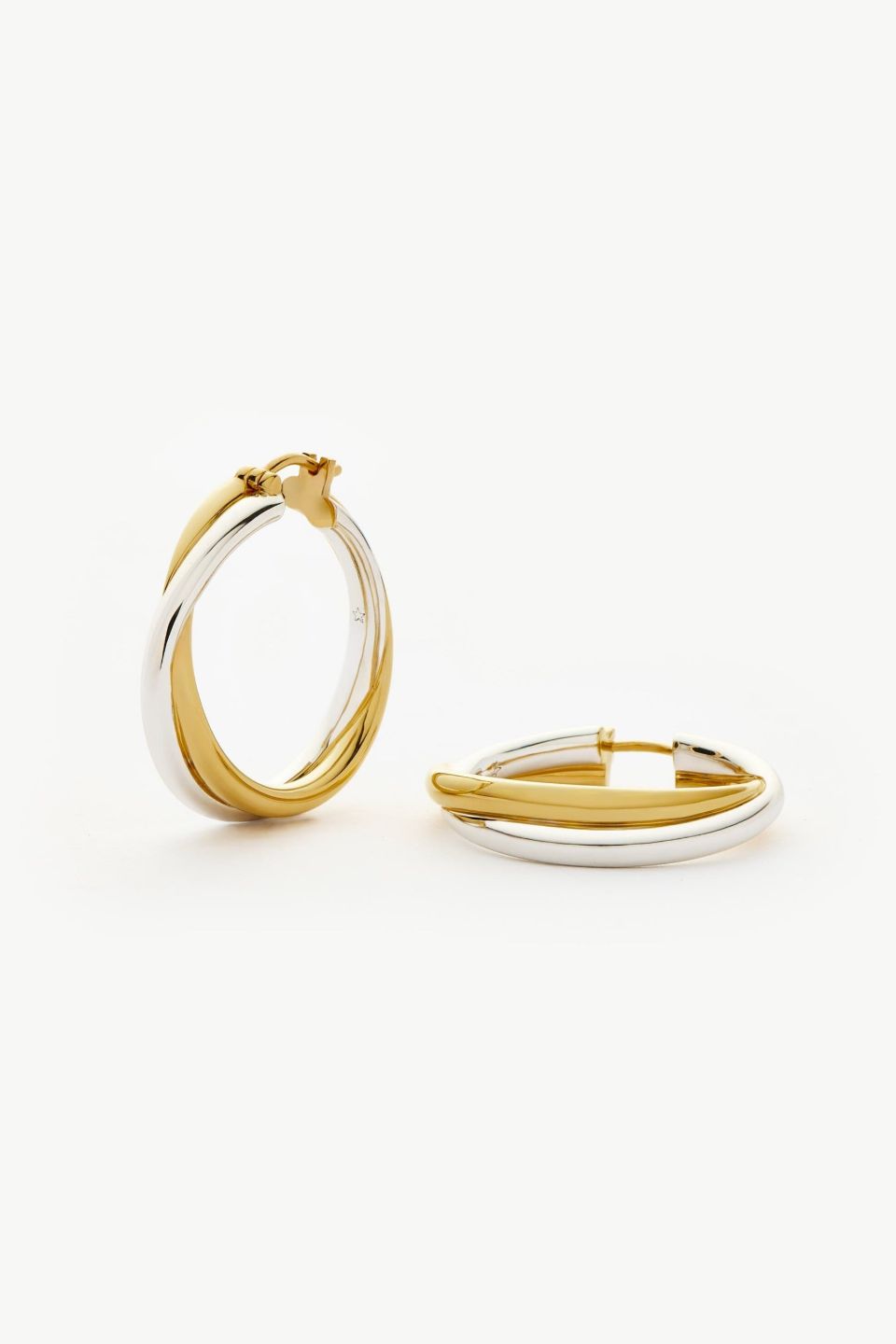 Lucy Williams Entwine Large Hoop Earrings