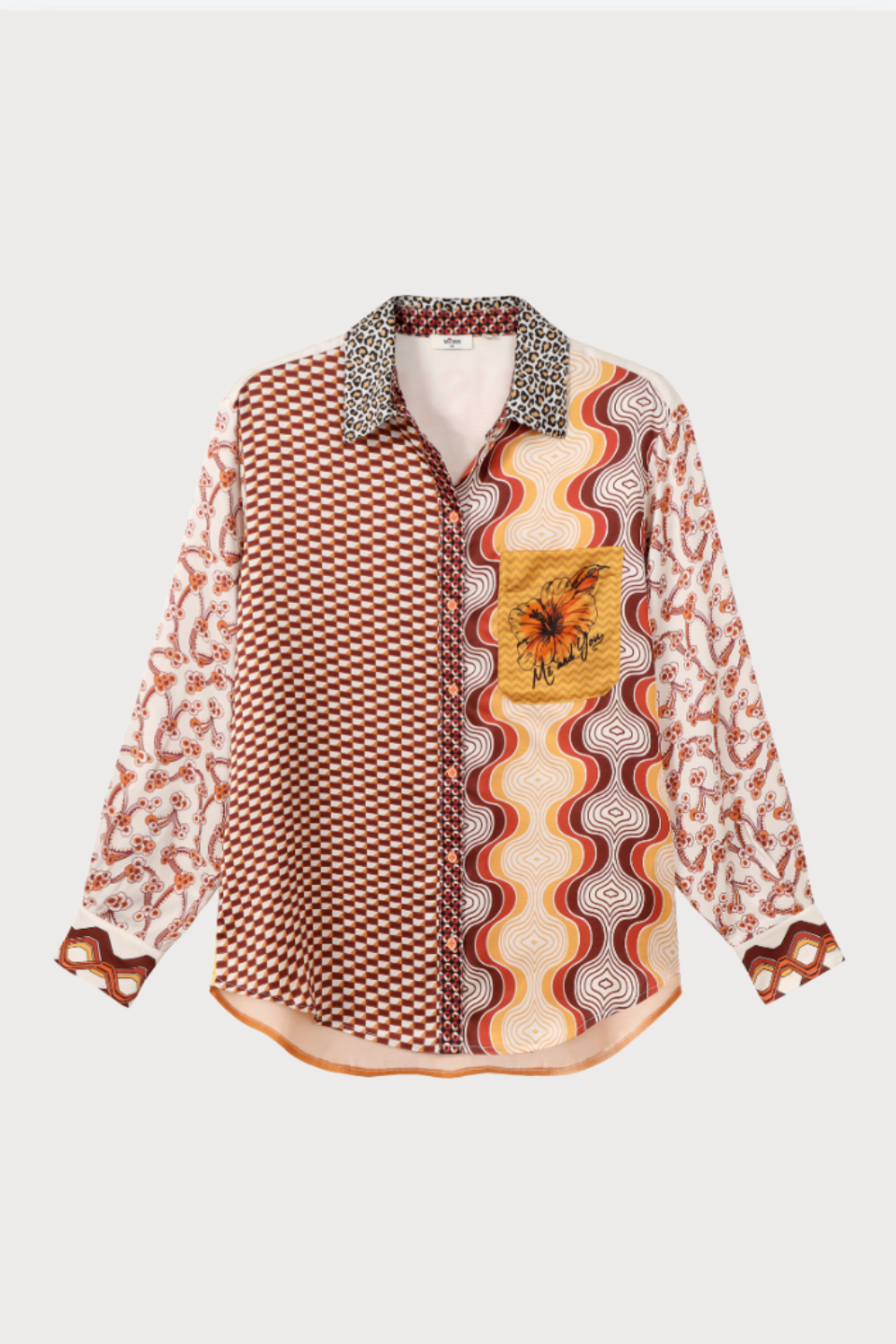 Isabel Printed Sunset Shirt