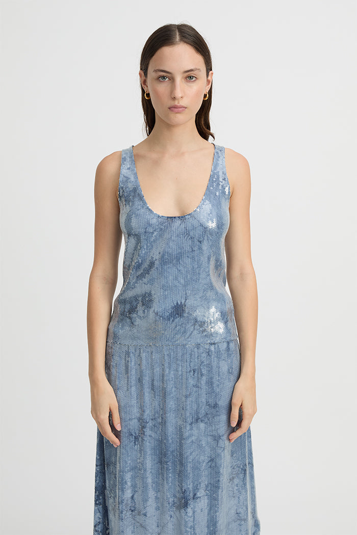 Twiggy Tank Blue