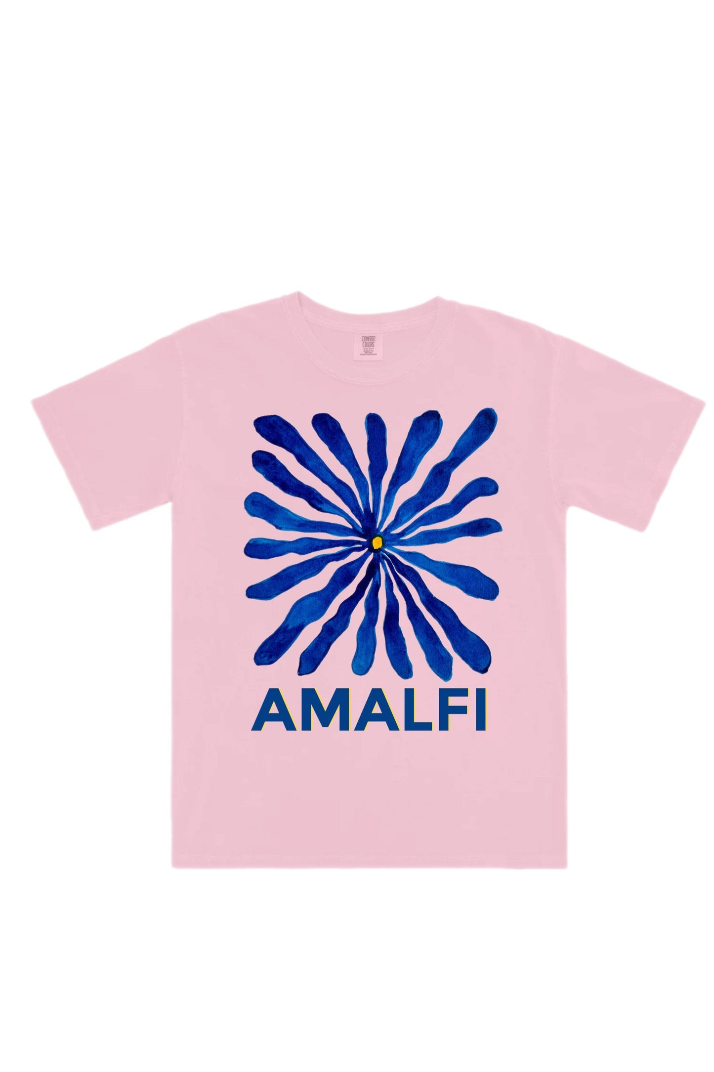 Amalfi Blue Tee Pink