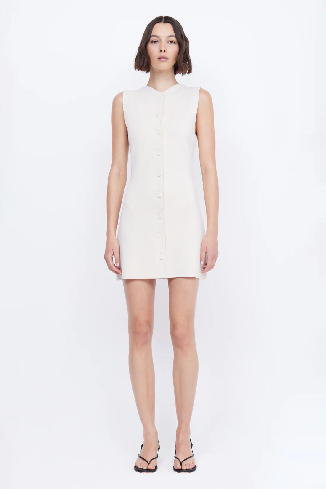 Ilora Knit Mini Dress Ivory