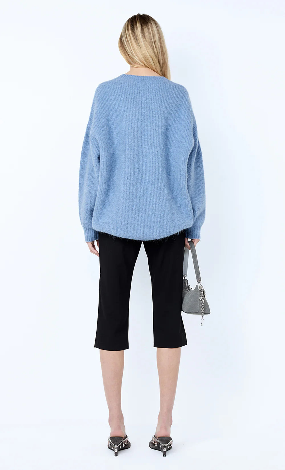 Noe Oversized Jumper Denim Blue