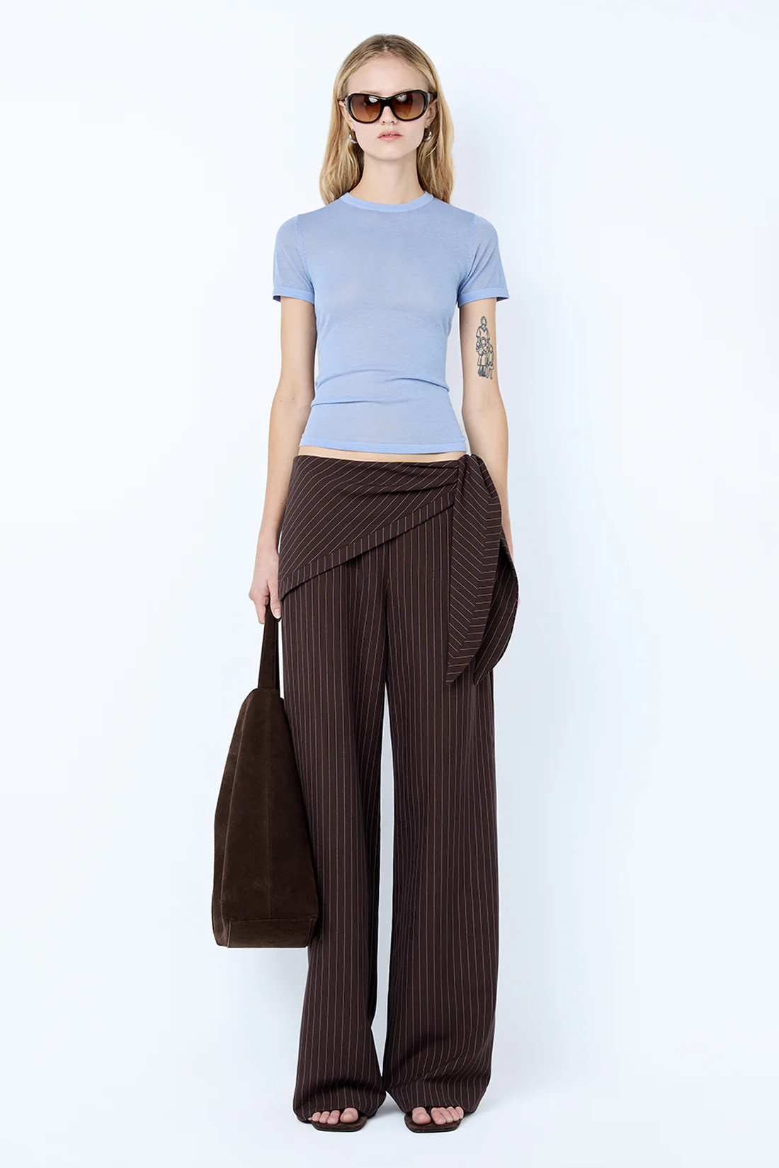 Melrose Baby Tee Blue