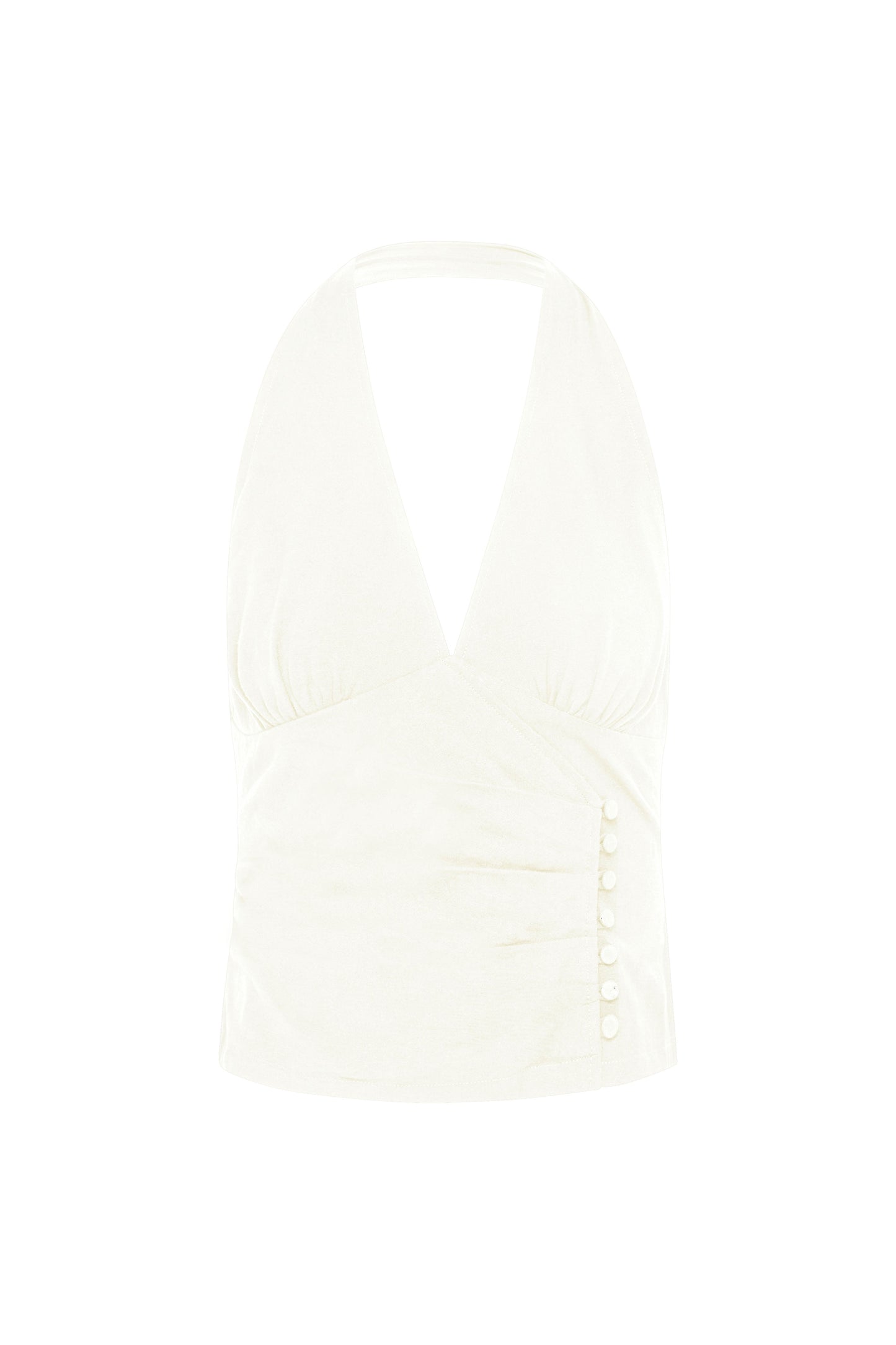 Darcy Halter Top Ivory