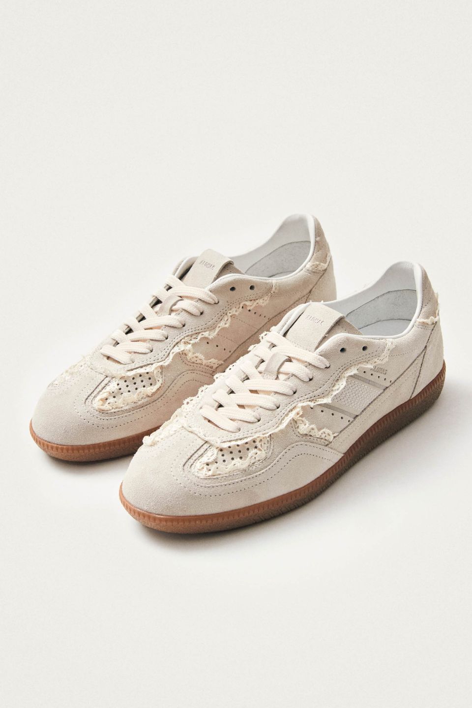 Tb.490 Crochet Cream Leather Sneakers