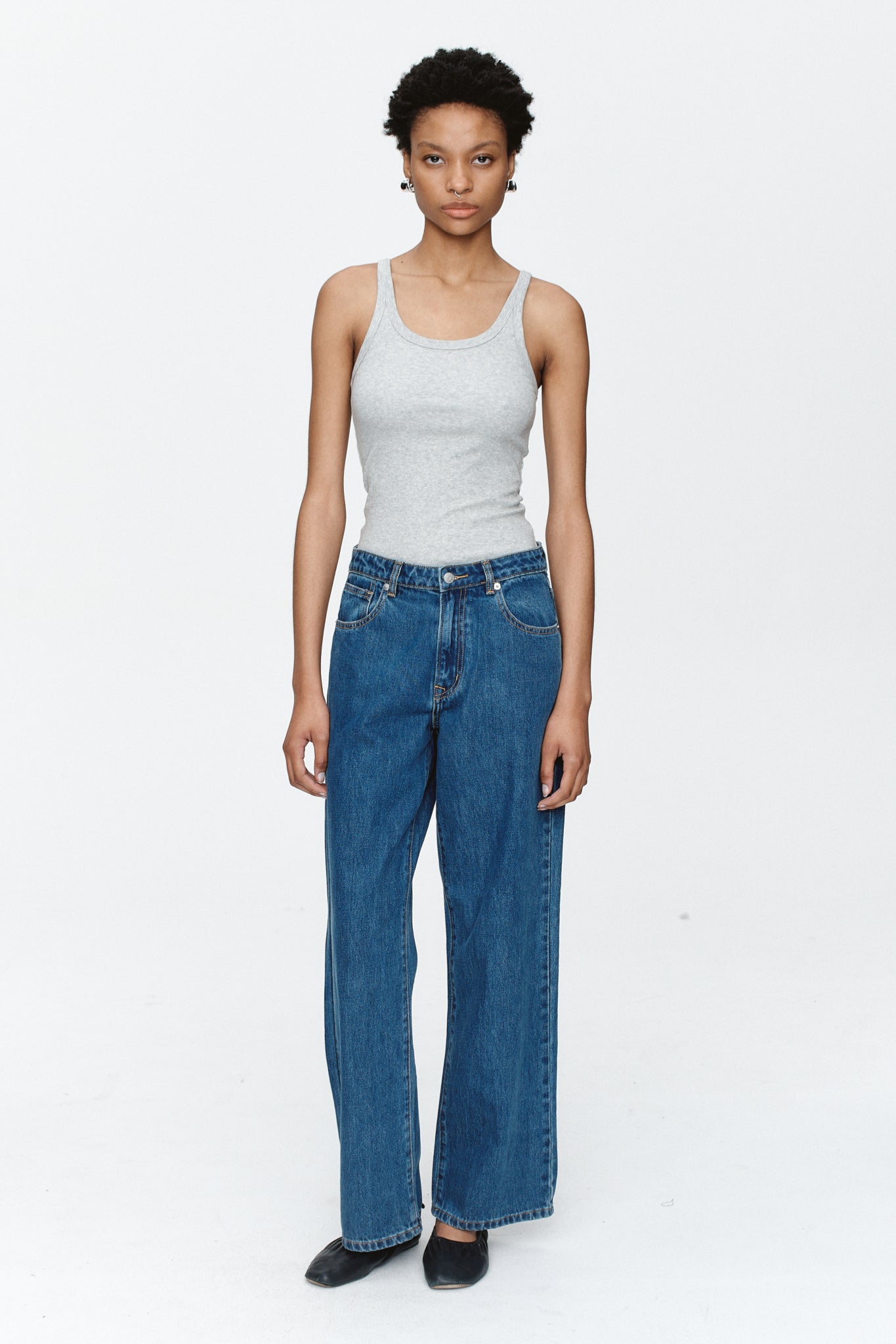 Wide Leg Jean Heritage Blue