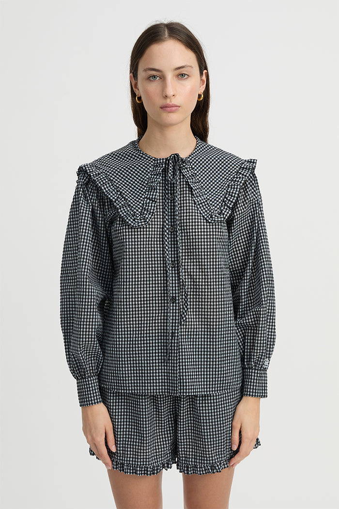 Maja Shirt Blue Gingham