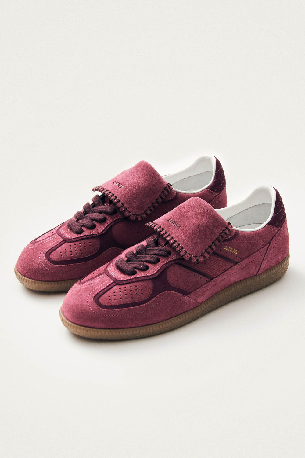 Tb.490 Club Suede Raspberry Leather Sneakers