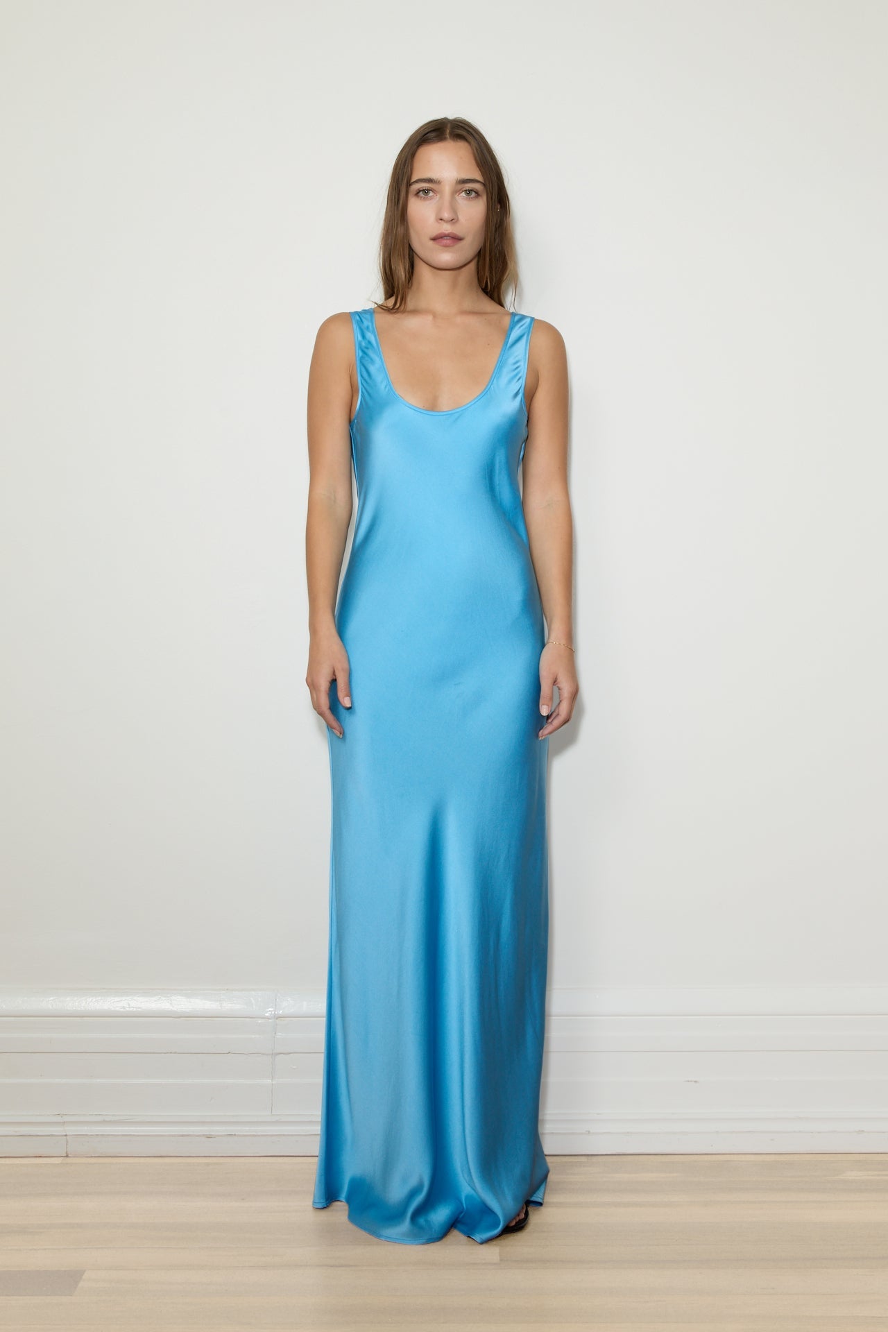 Scoop Neck Maxi Cornflower