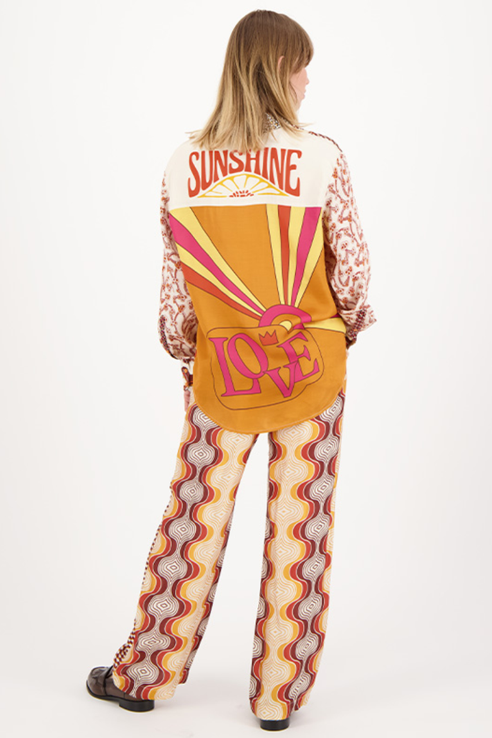 Isabel Printed Sunset Shirt