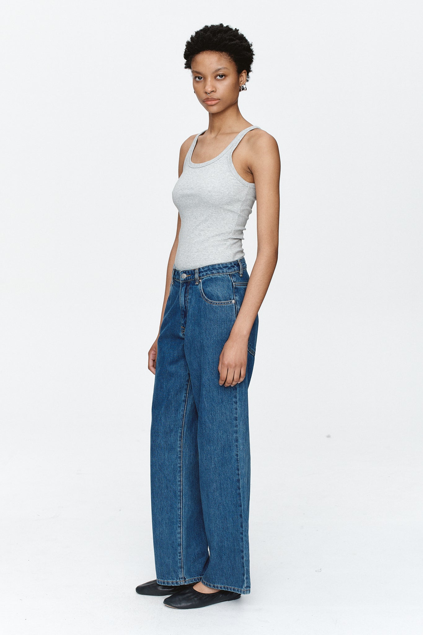 Wide Leg Jean Heritage Blue