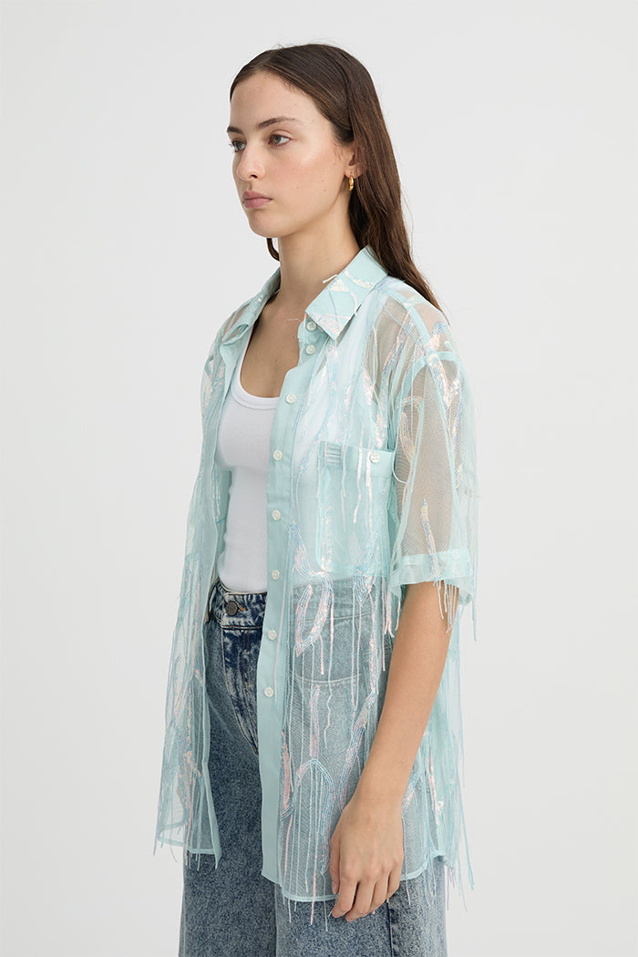 Hazel Shirt Turquoise