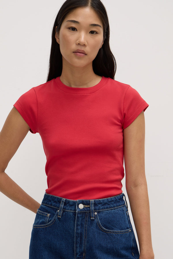 Josie Short Sleeve Tee Goji