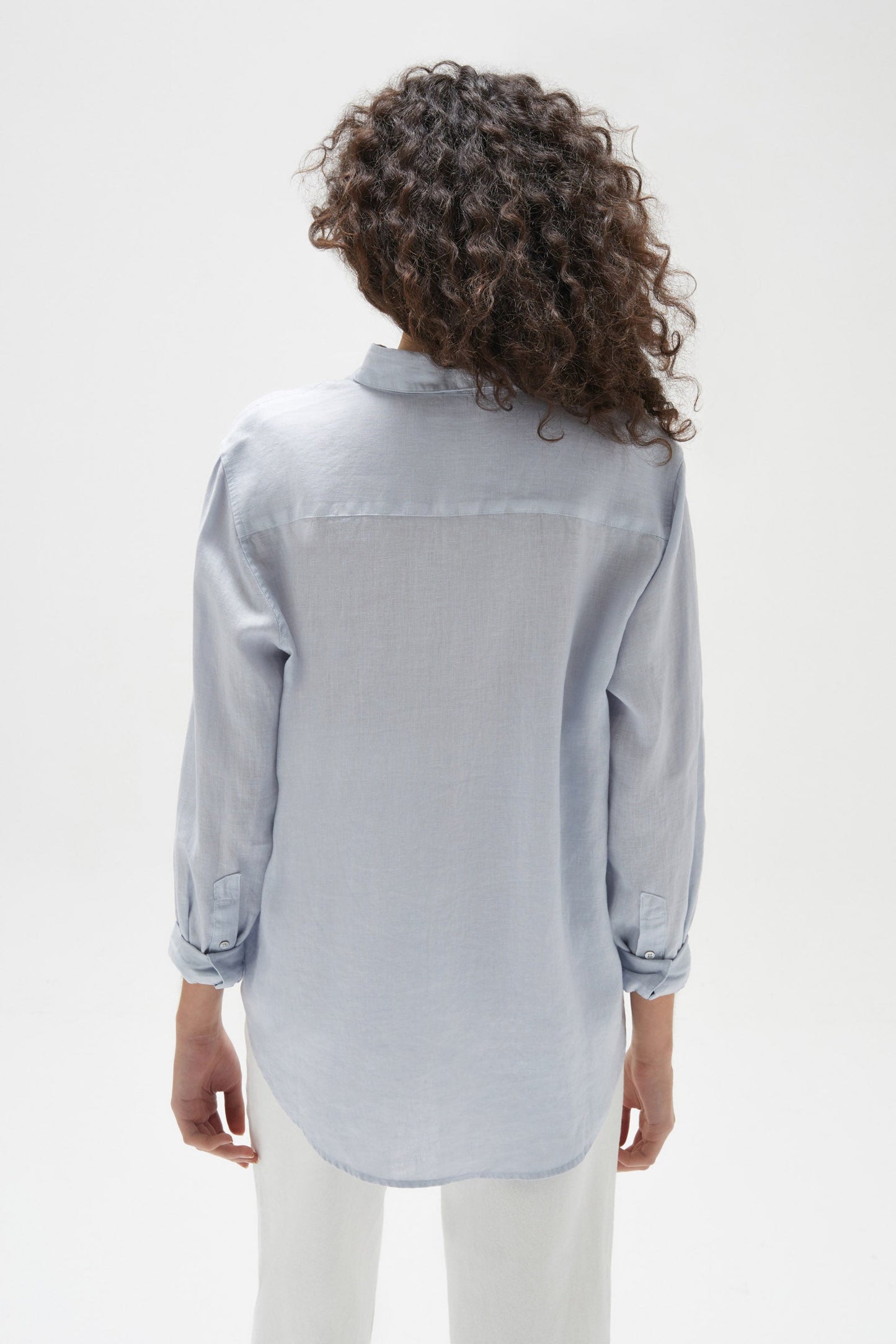 Xander Long Sleeve Shirt Blue Haze