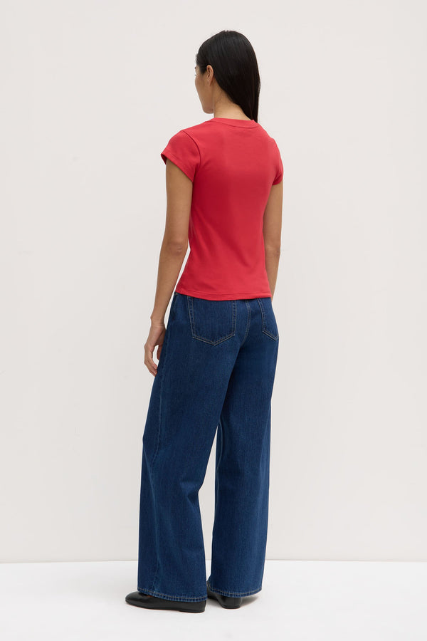 Josie Short Sleeve Tee Goji