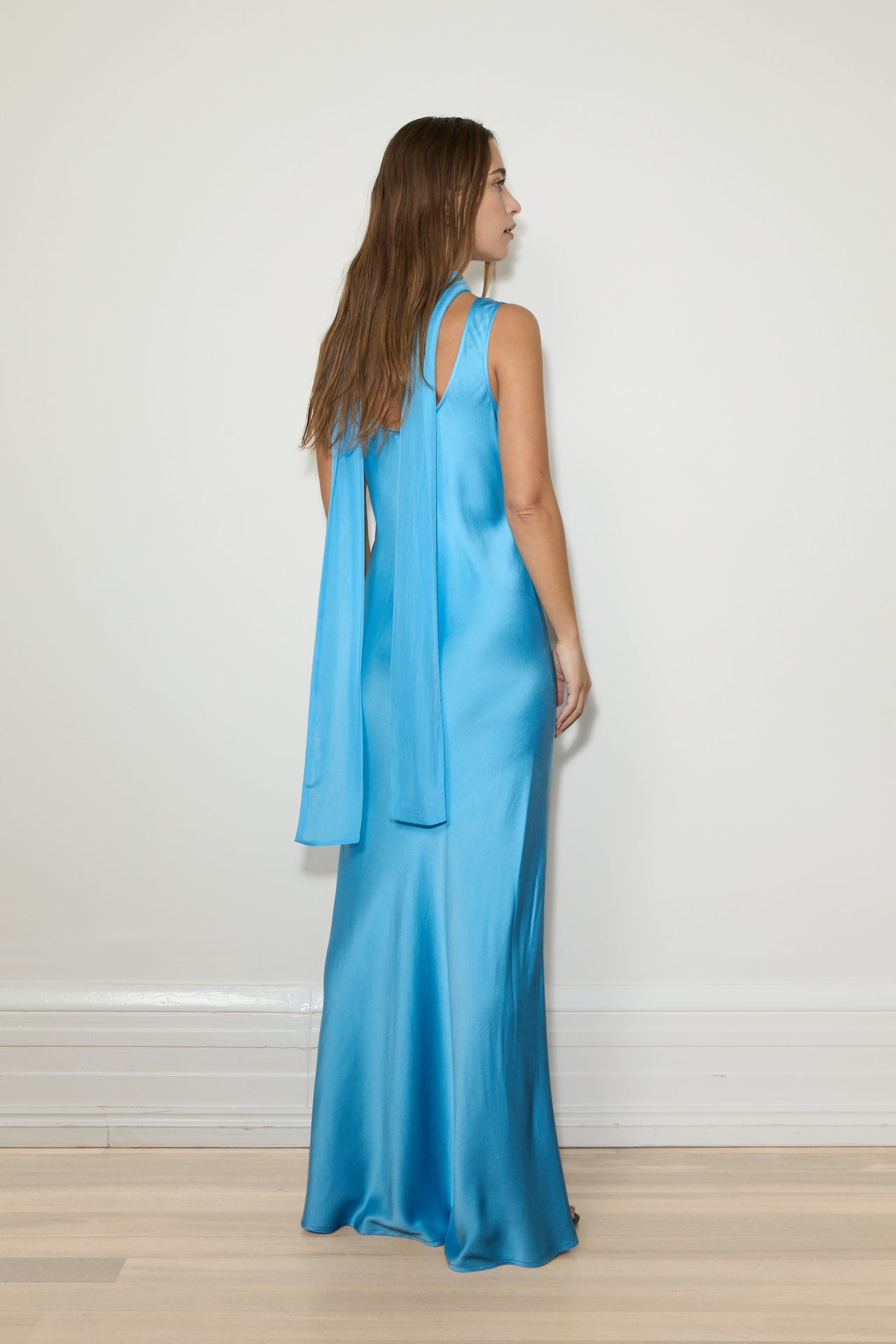 Scoop Neck Maxi Cornflower