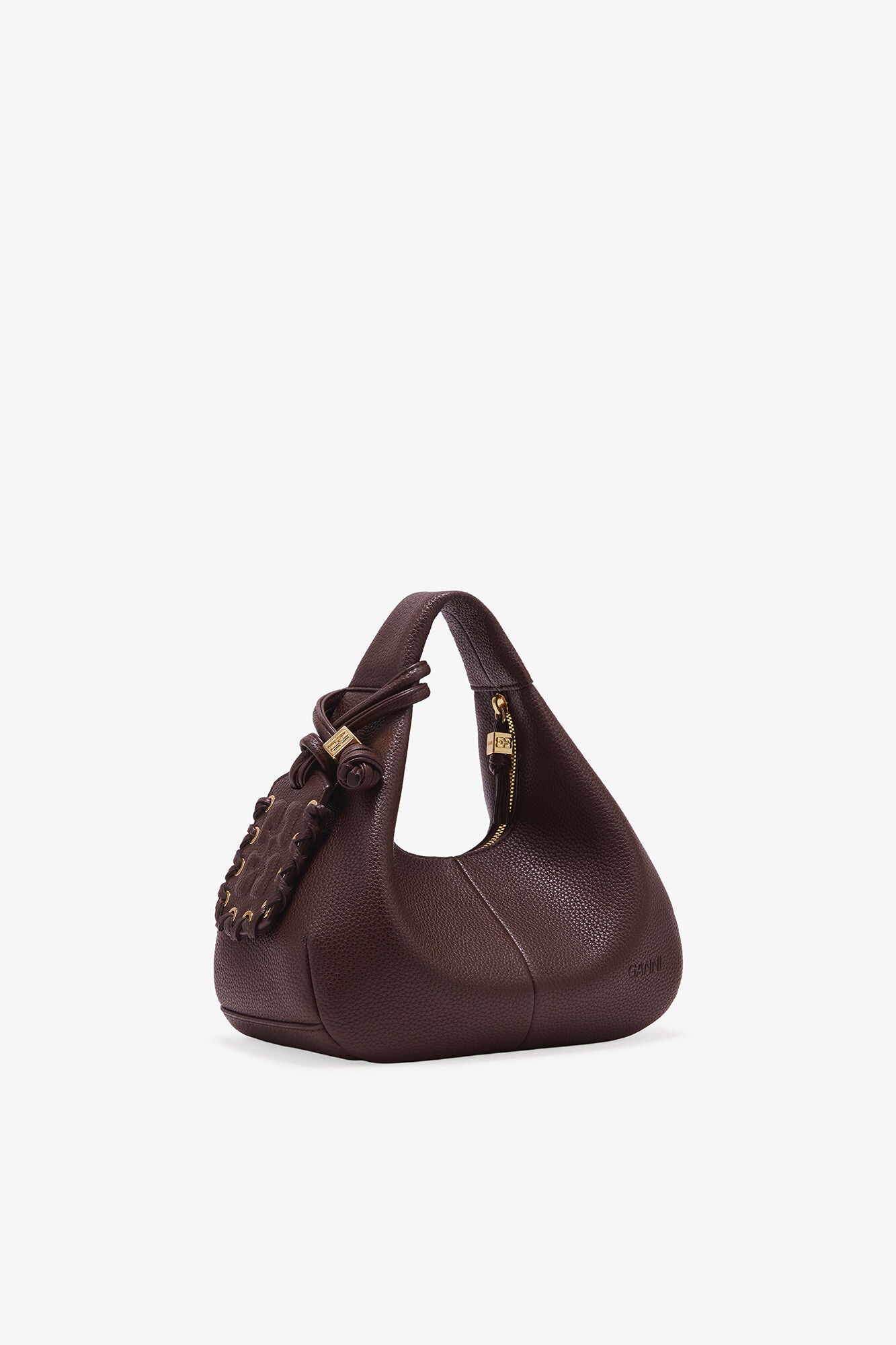 Brown Mini Hobo Bag