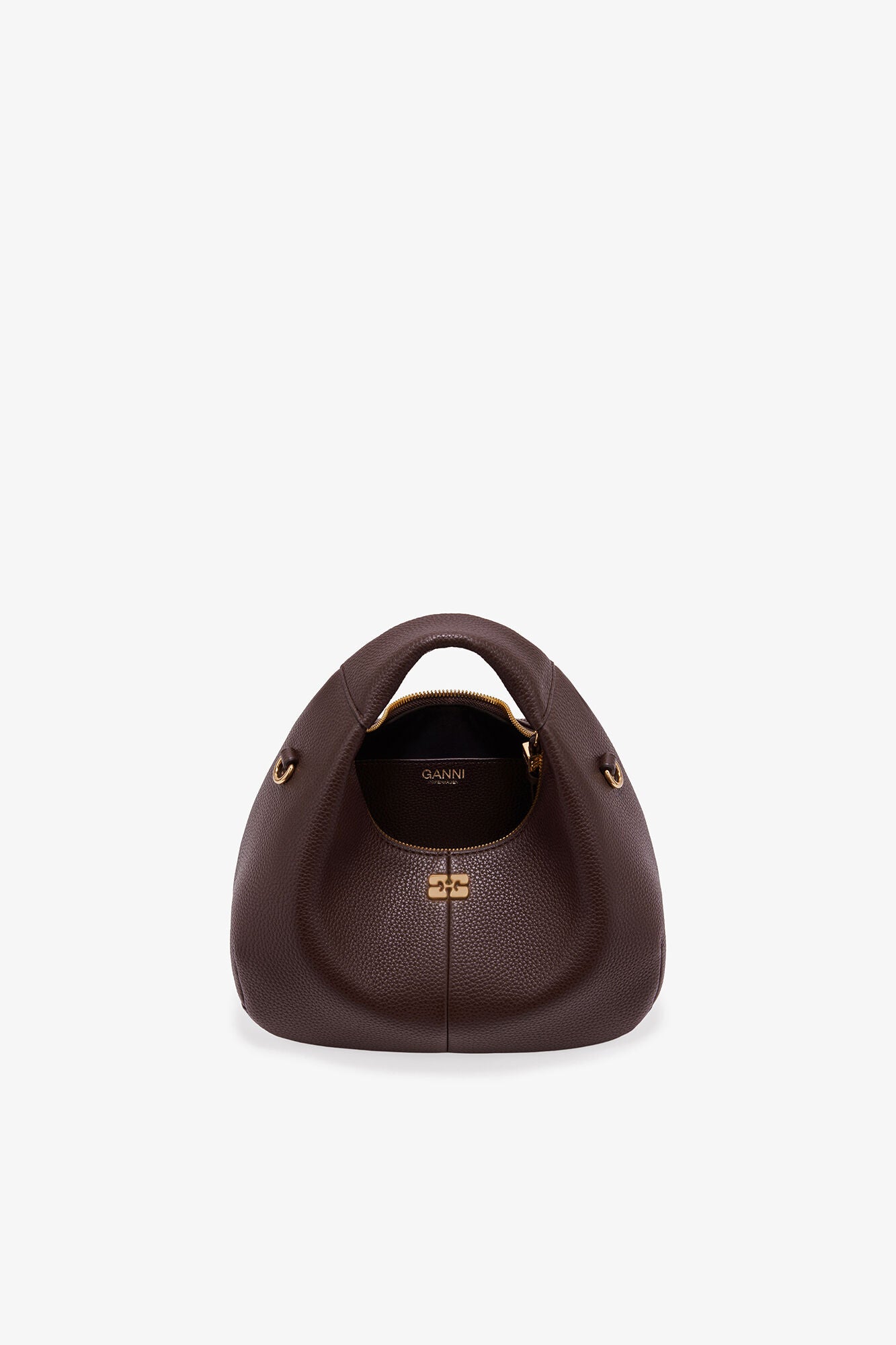 Brown Mini Hobo Bag