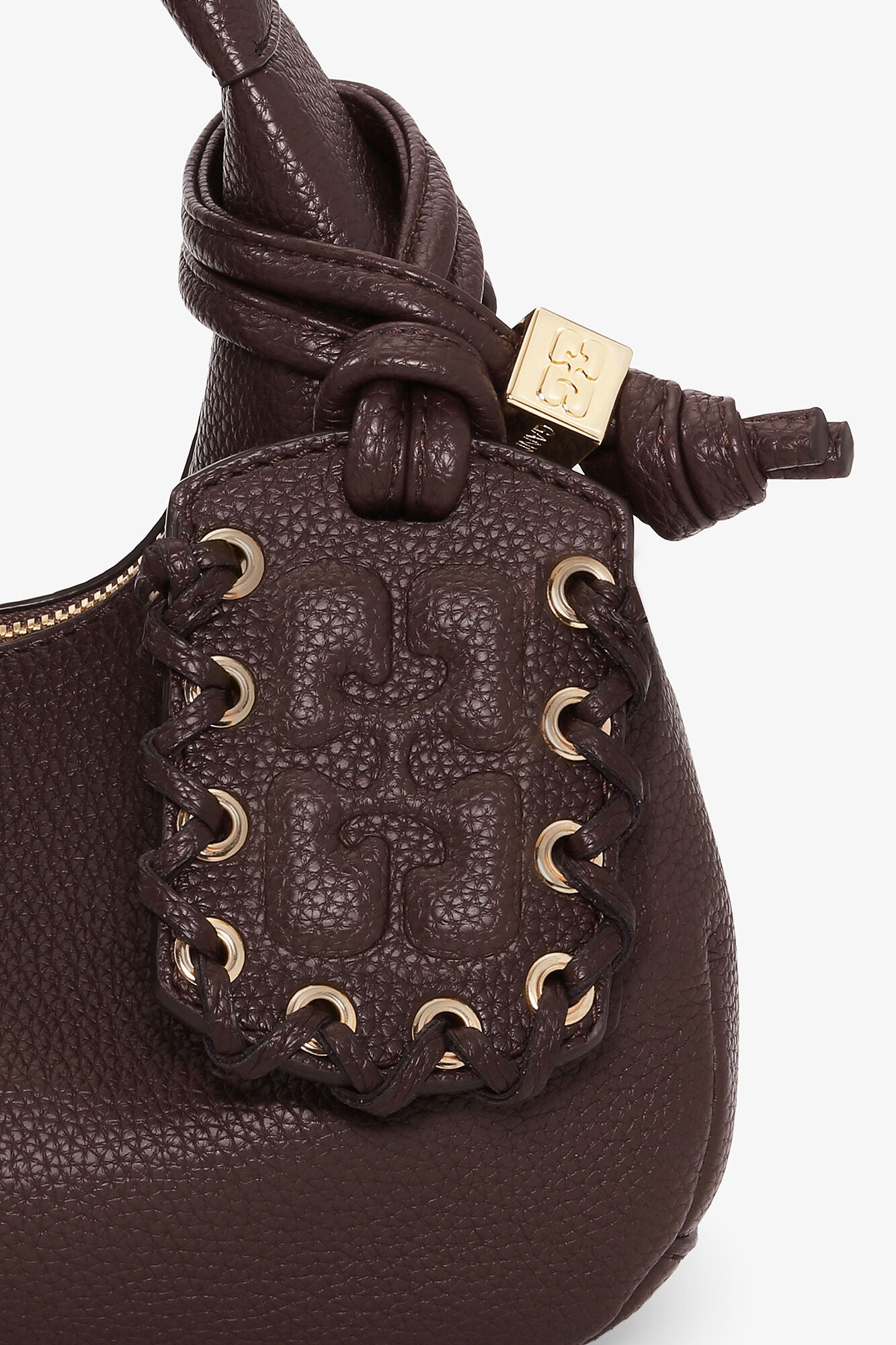 Brown Mini Hobo Bag