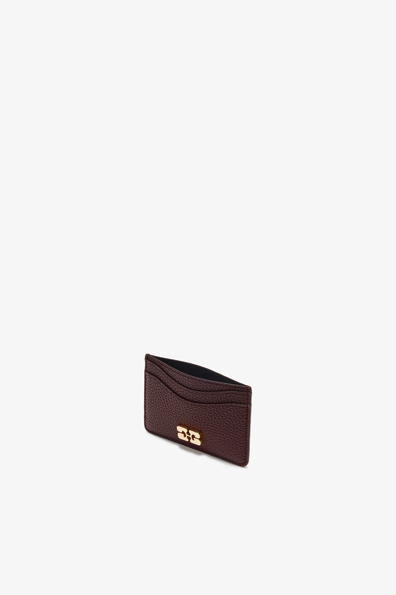 Card Holder in Grained Brown