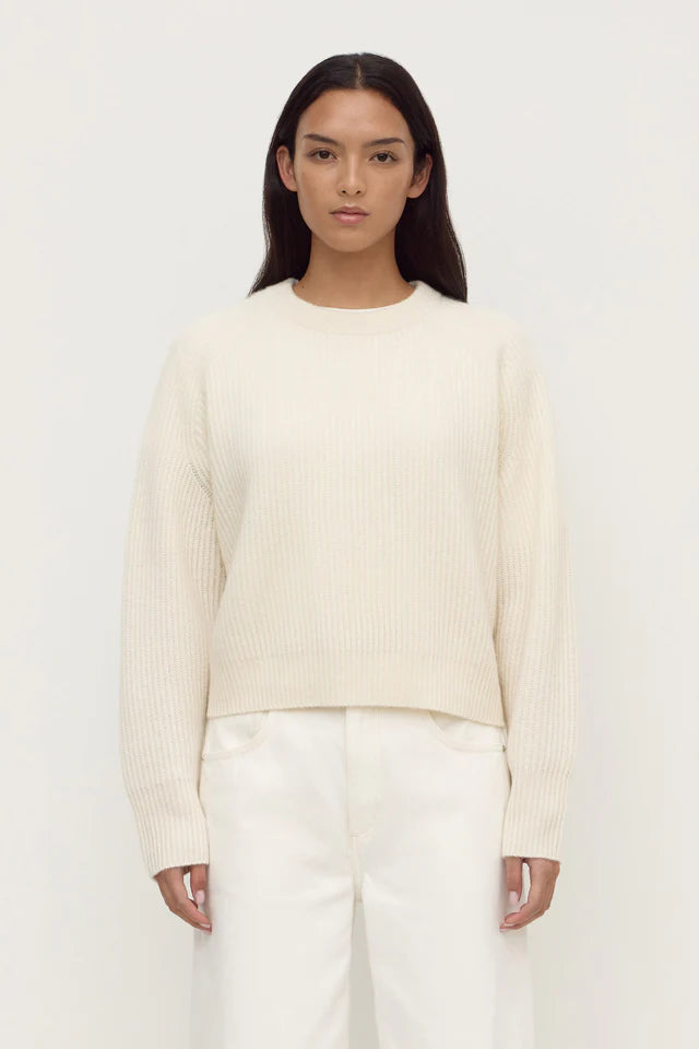 Amerie Cashmere Knit Jumper White
