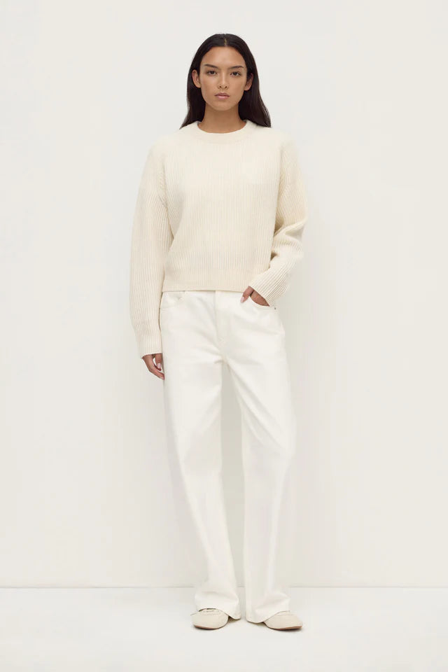 Amerie Cashmere Knit Jumper White