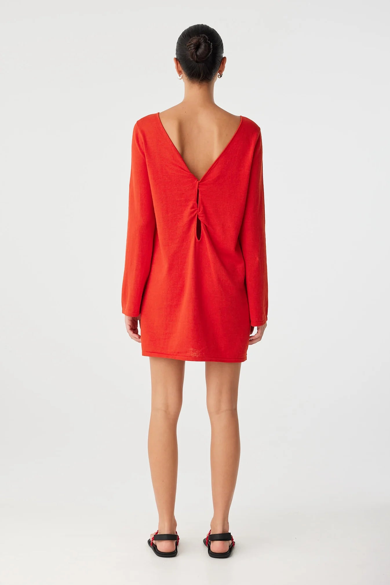 Paloma Reversible Dress Cherry Red