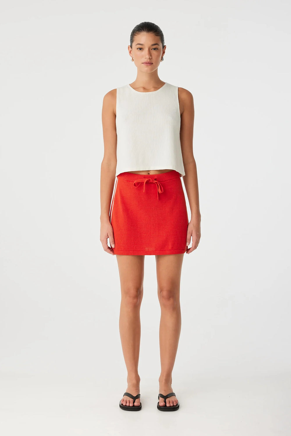 Pippa Mini Skirt Cherry Red