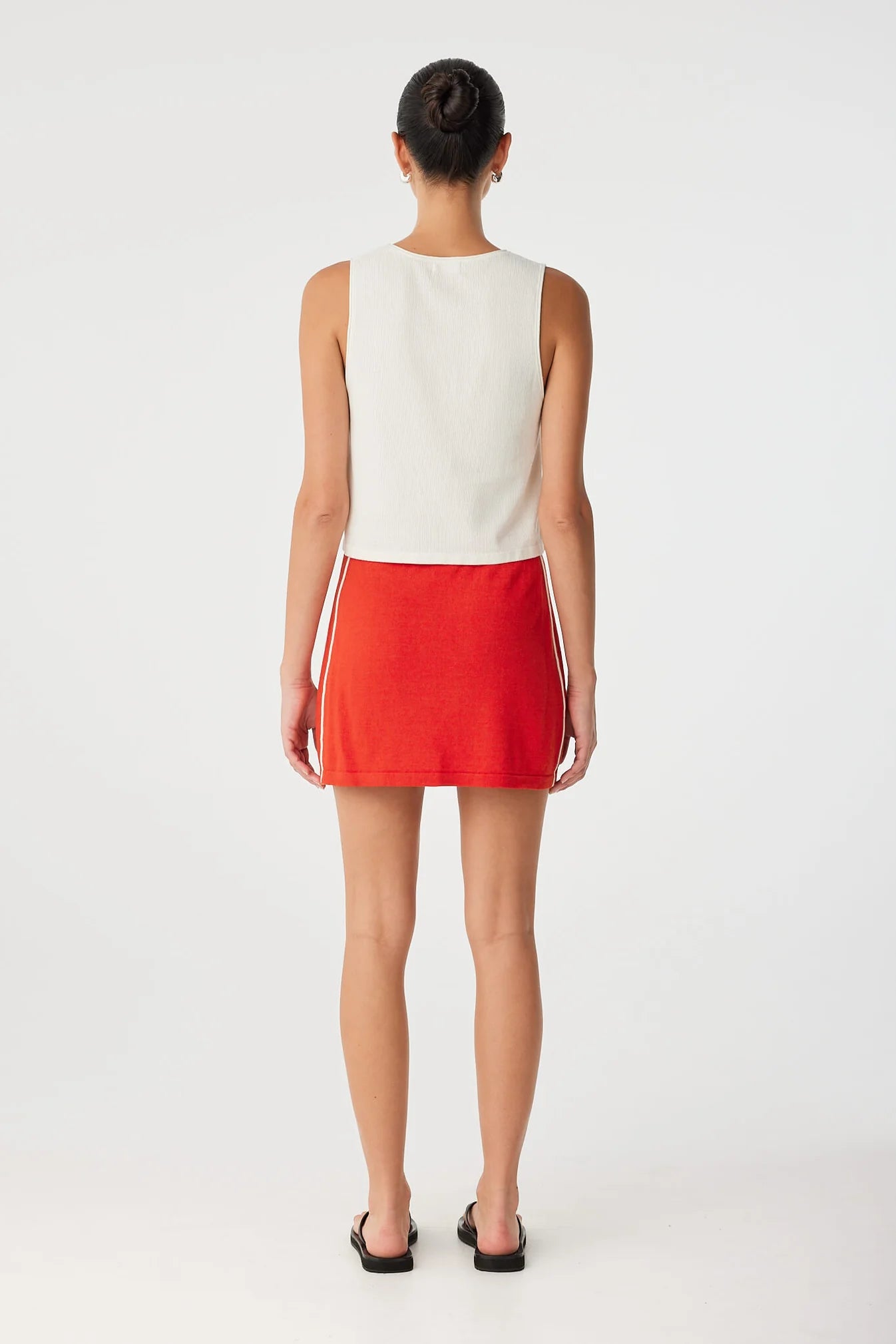 Pippa Mini Skirt Cherry Red
