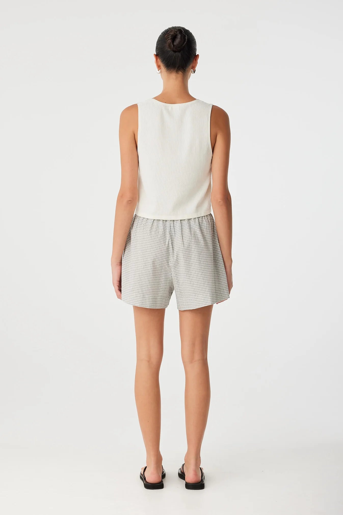 Chloe Short Black Check