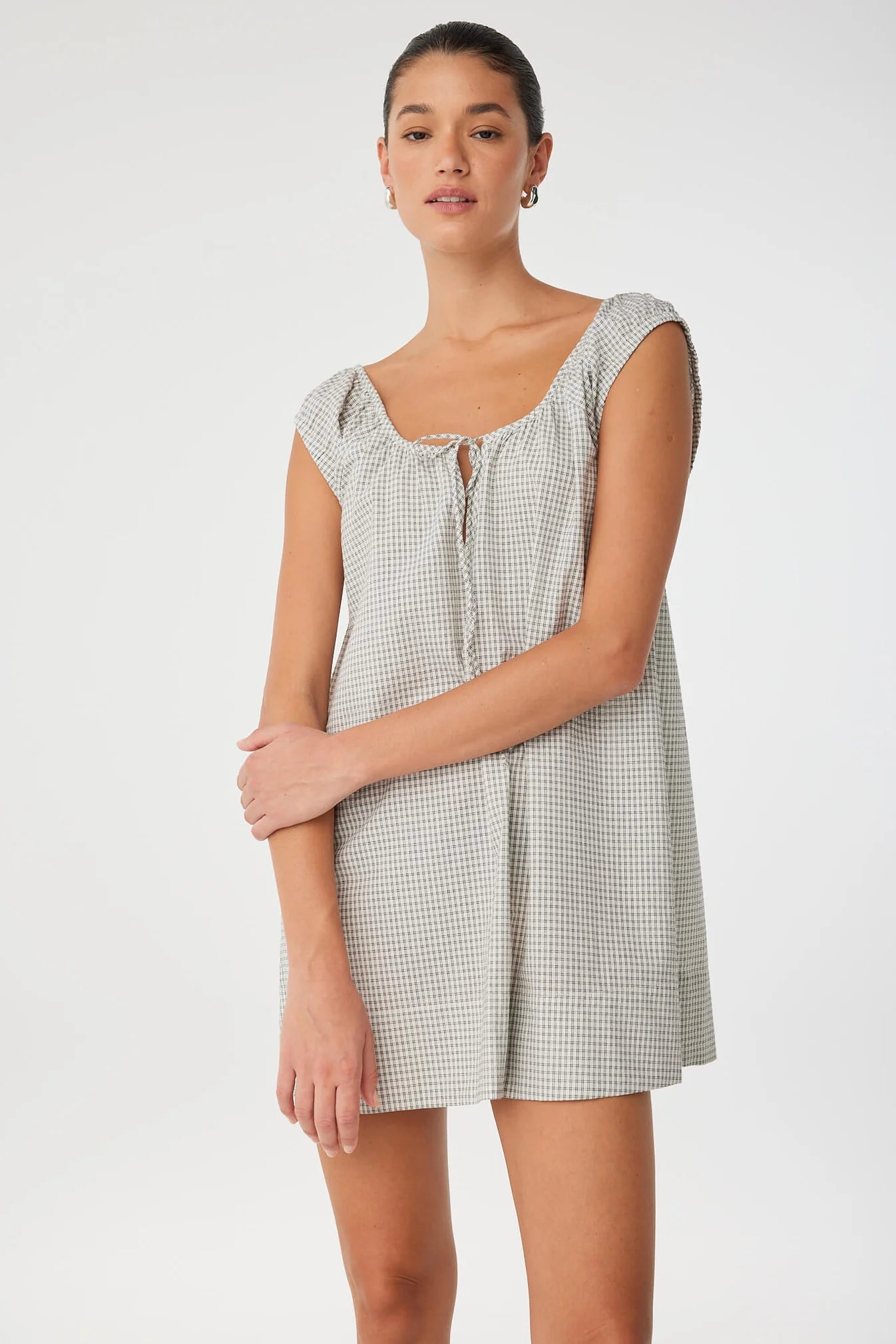 Chloe Mini Dress Black Check