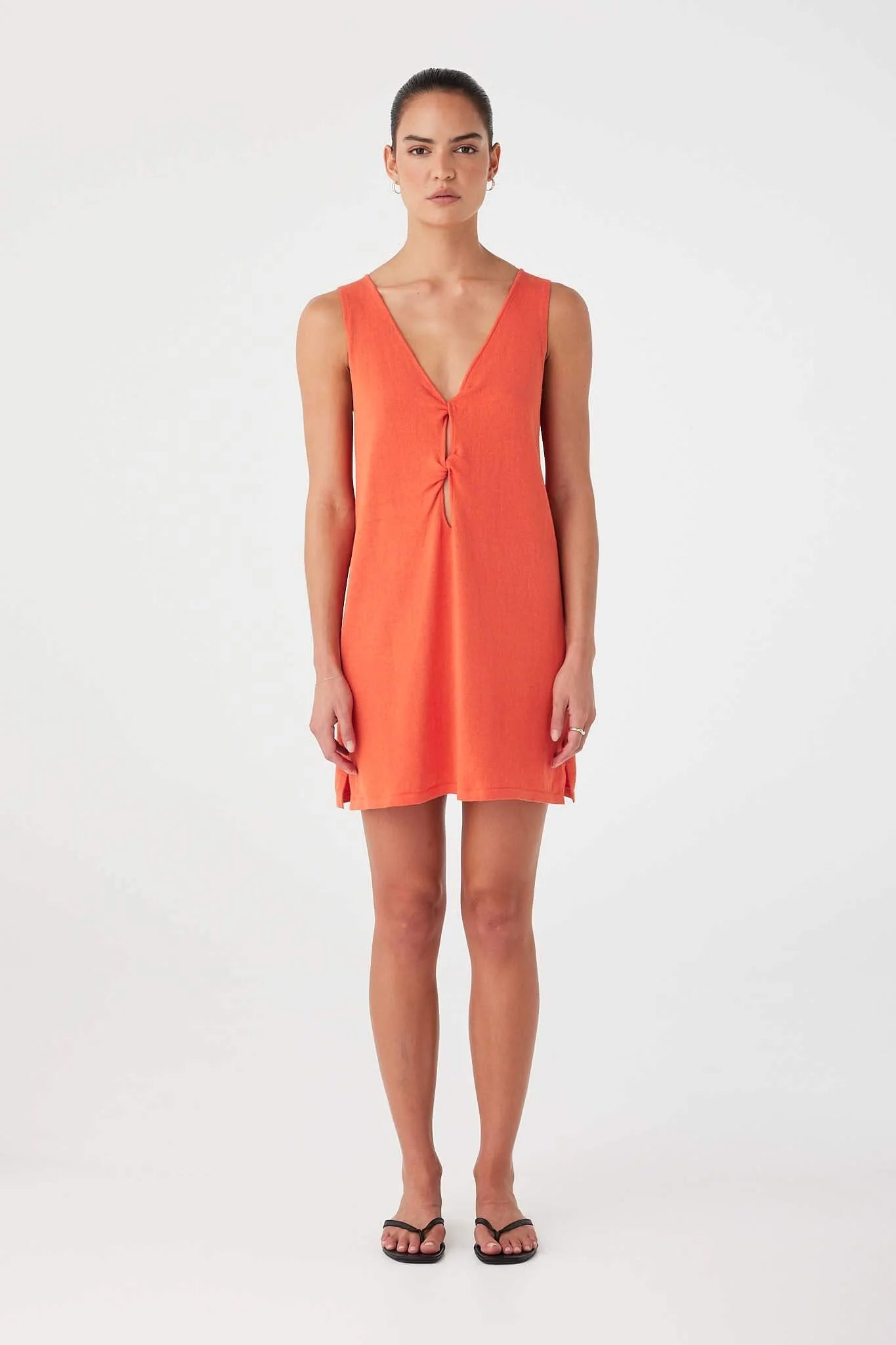 Paloma Mini Dress Mandarin
