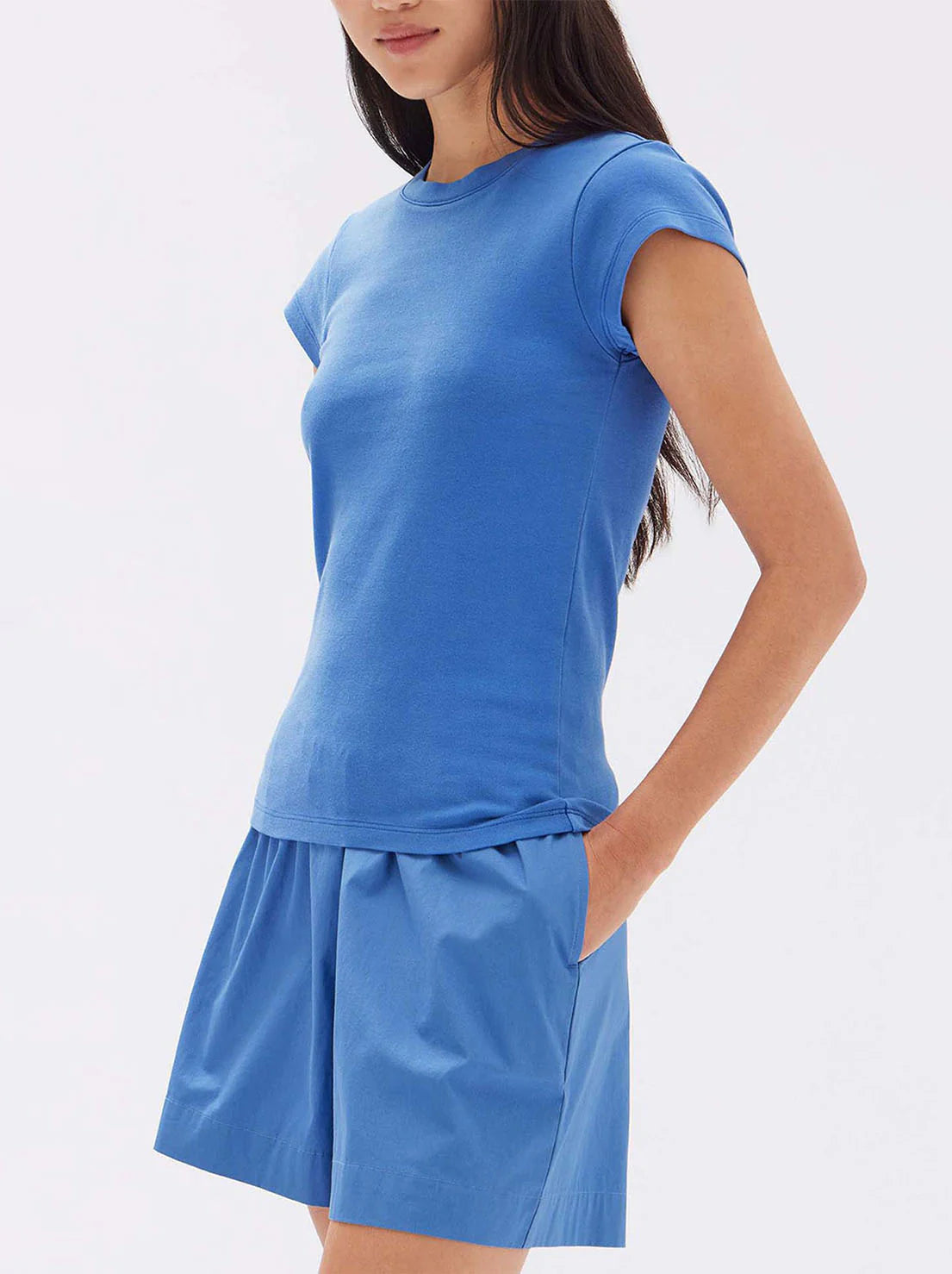 Josie Short Sleeve Tee Lapis