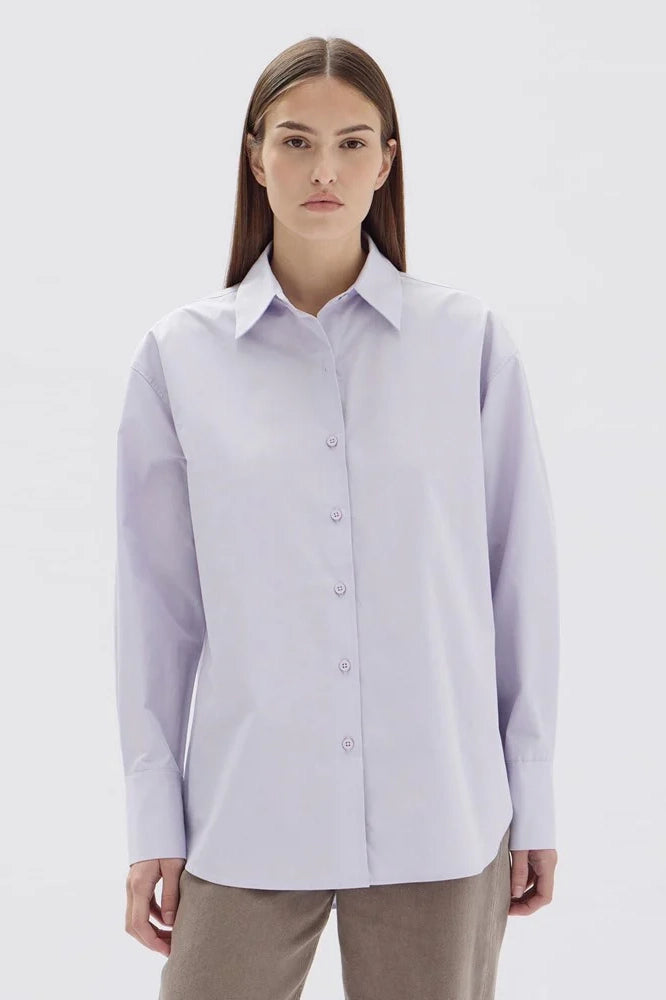 Everyday Poplin Shirt Jacaranda