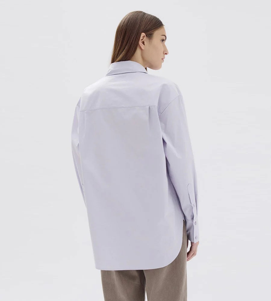 Everyday Poplin Shirt Jacaranda