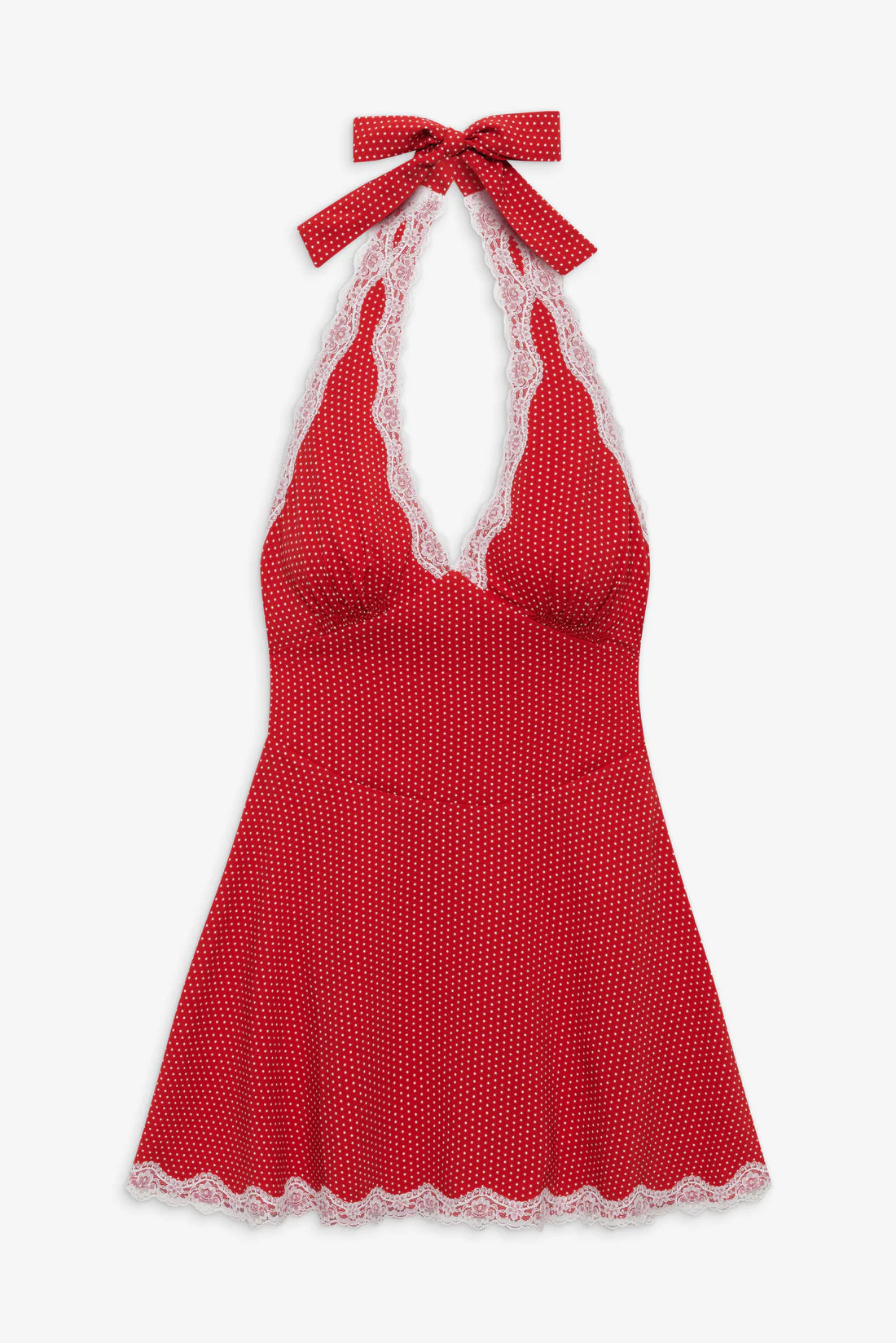 Audrey Crepe Dress Ladybug