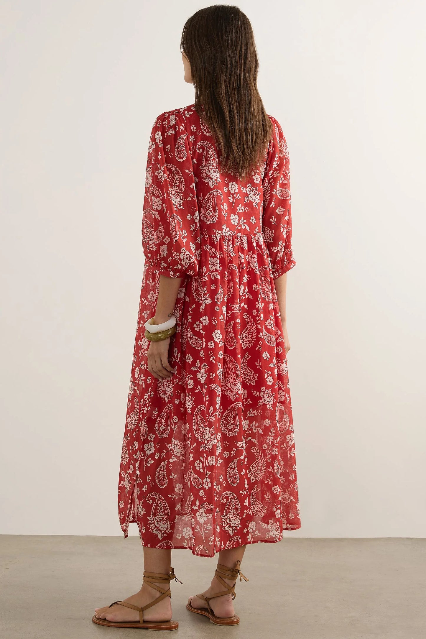Auguste Audrey Midi Dress Red