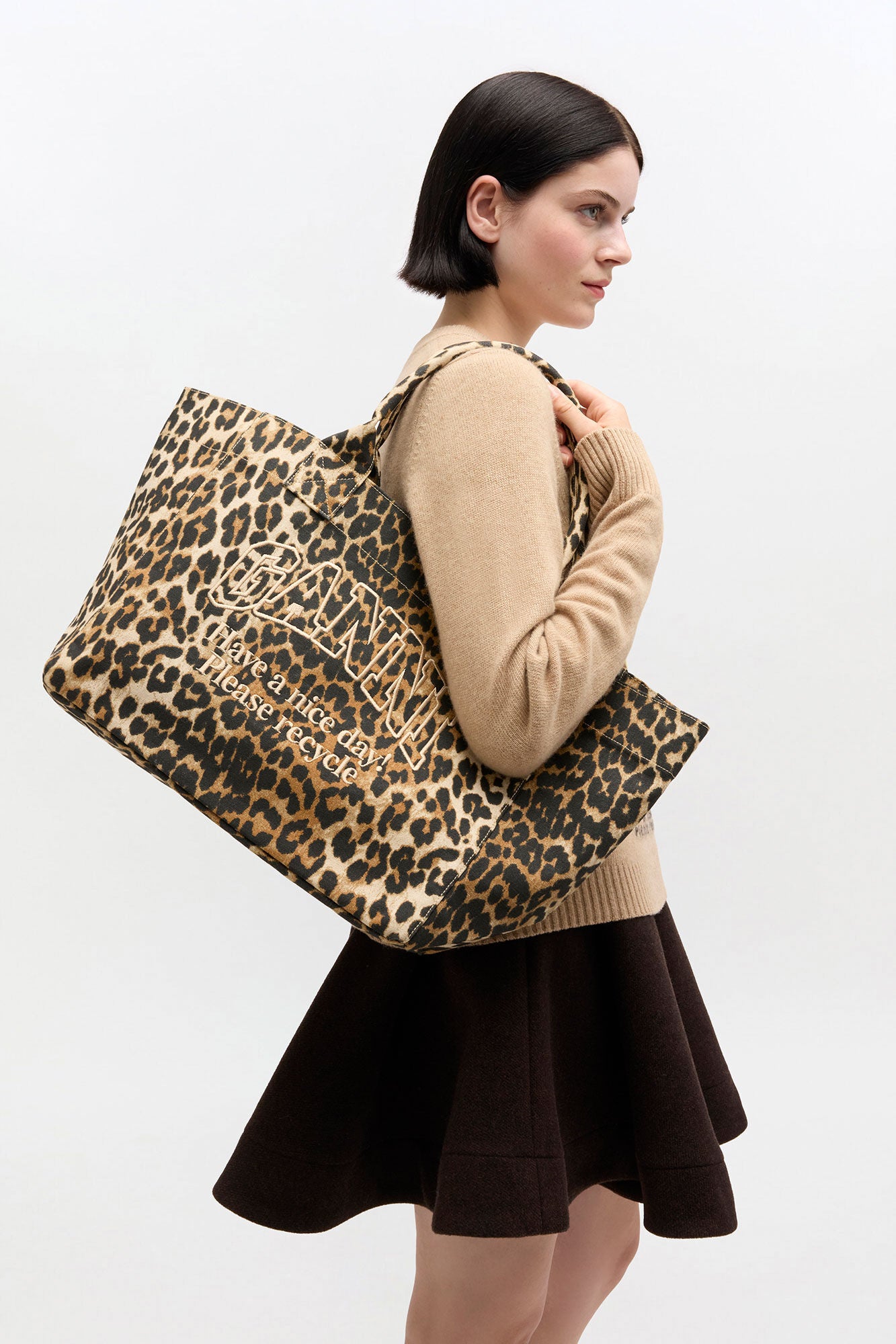 Leopard Medium Tote