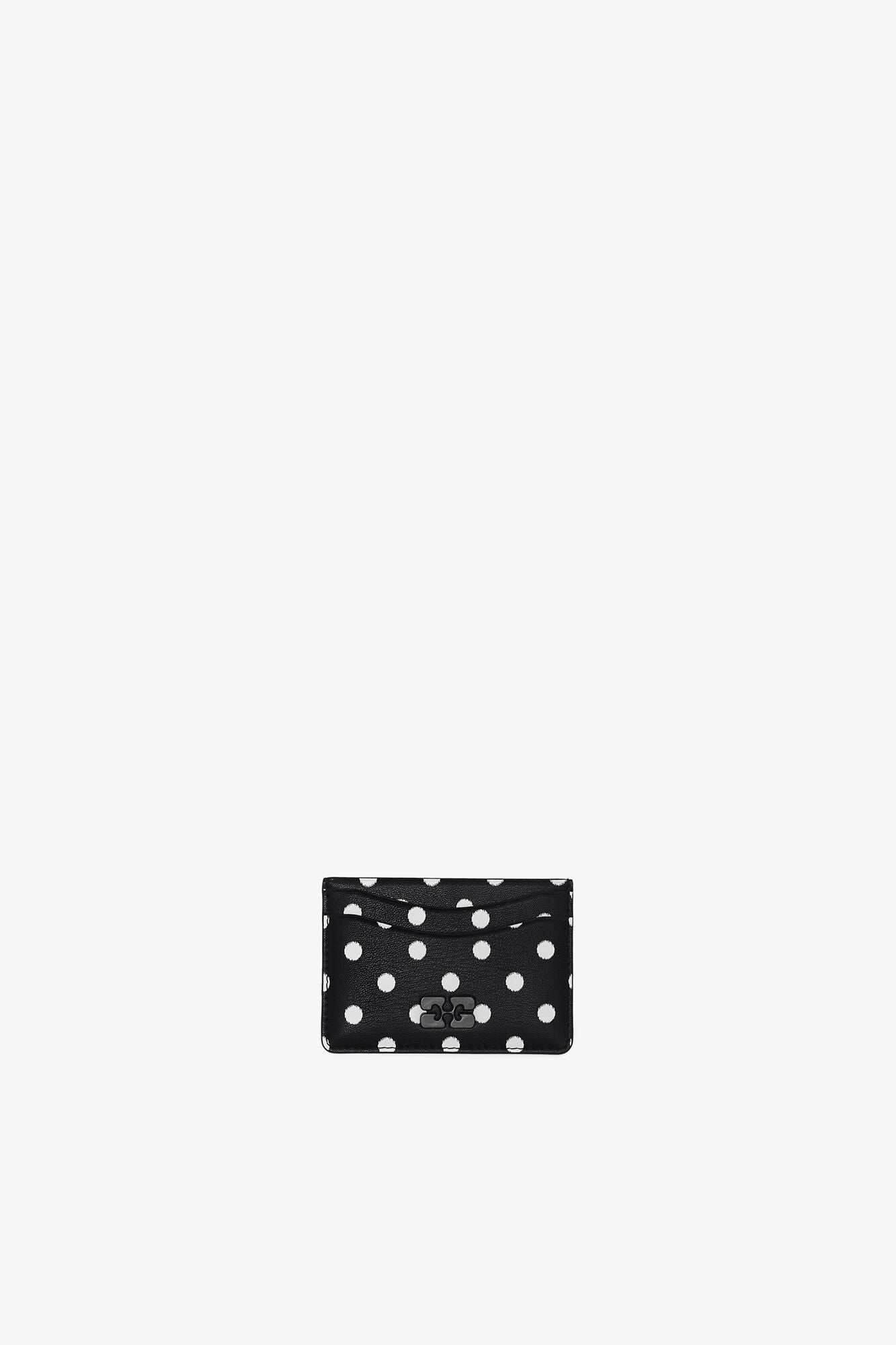 Ganni Bou Card Holder Polka Dot Print
