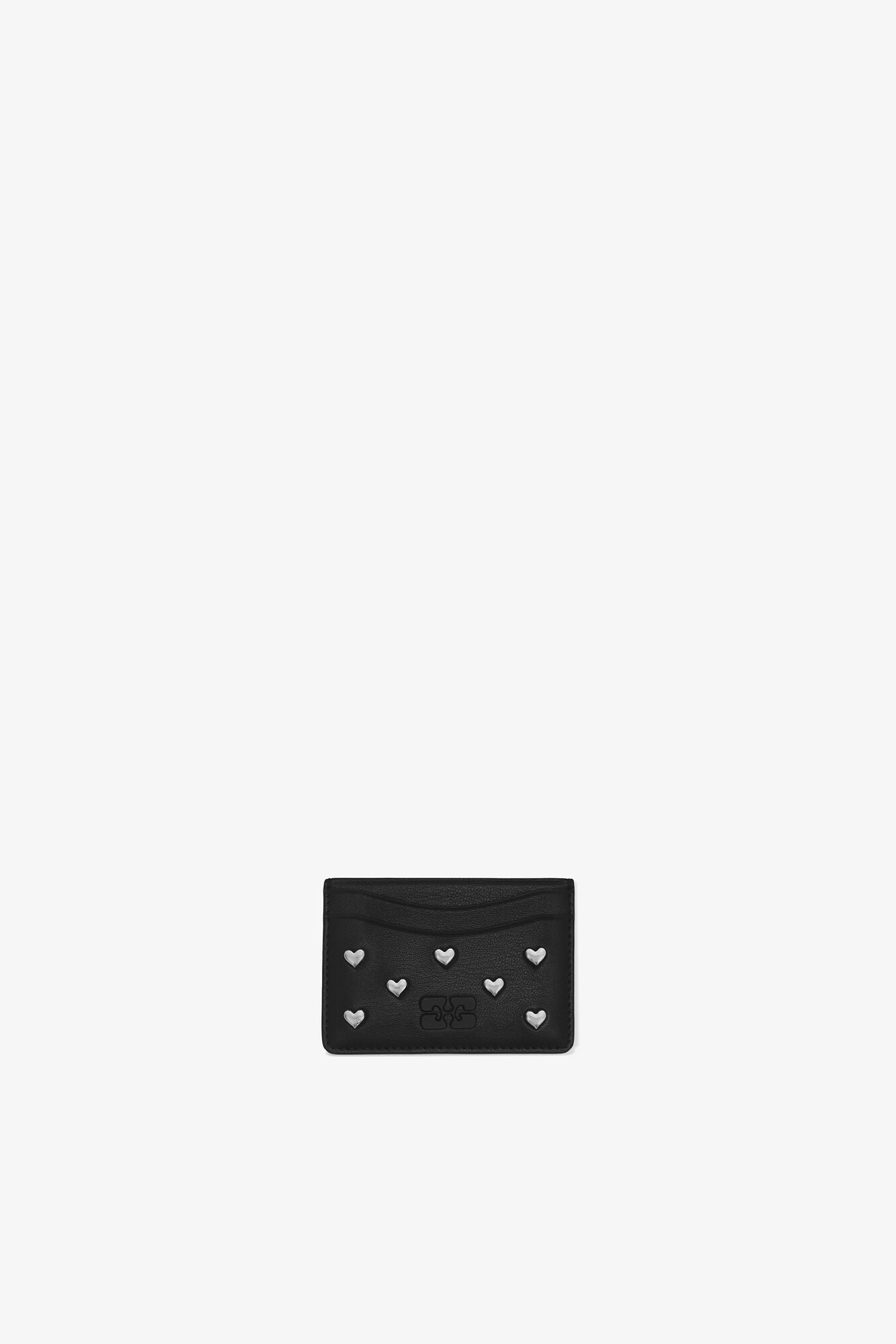 Ganni Bou Card Holder in Black