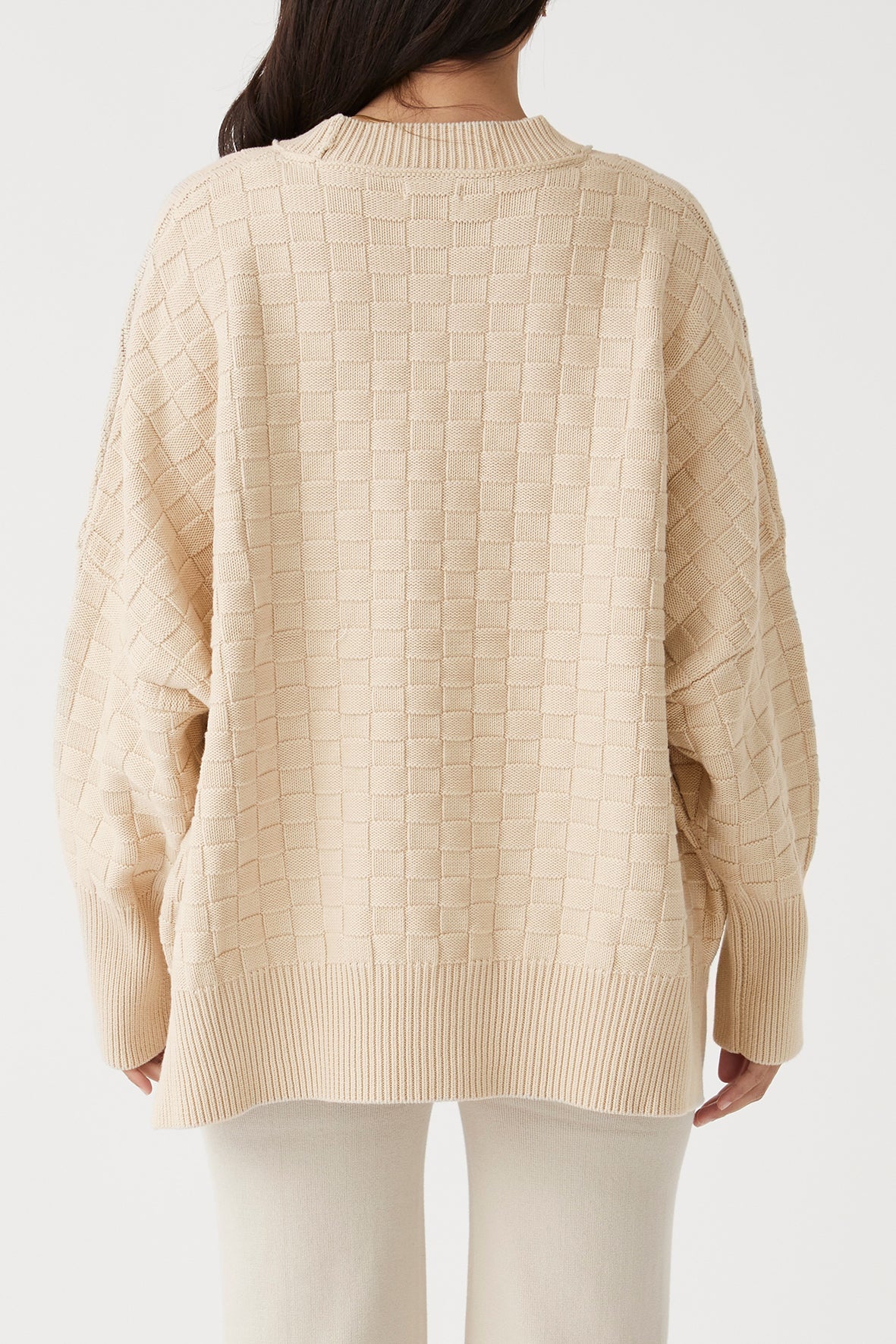 Sierra Organic Knit Sweater Oat