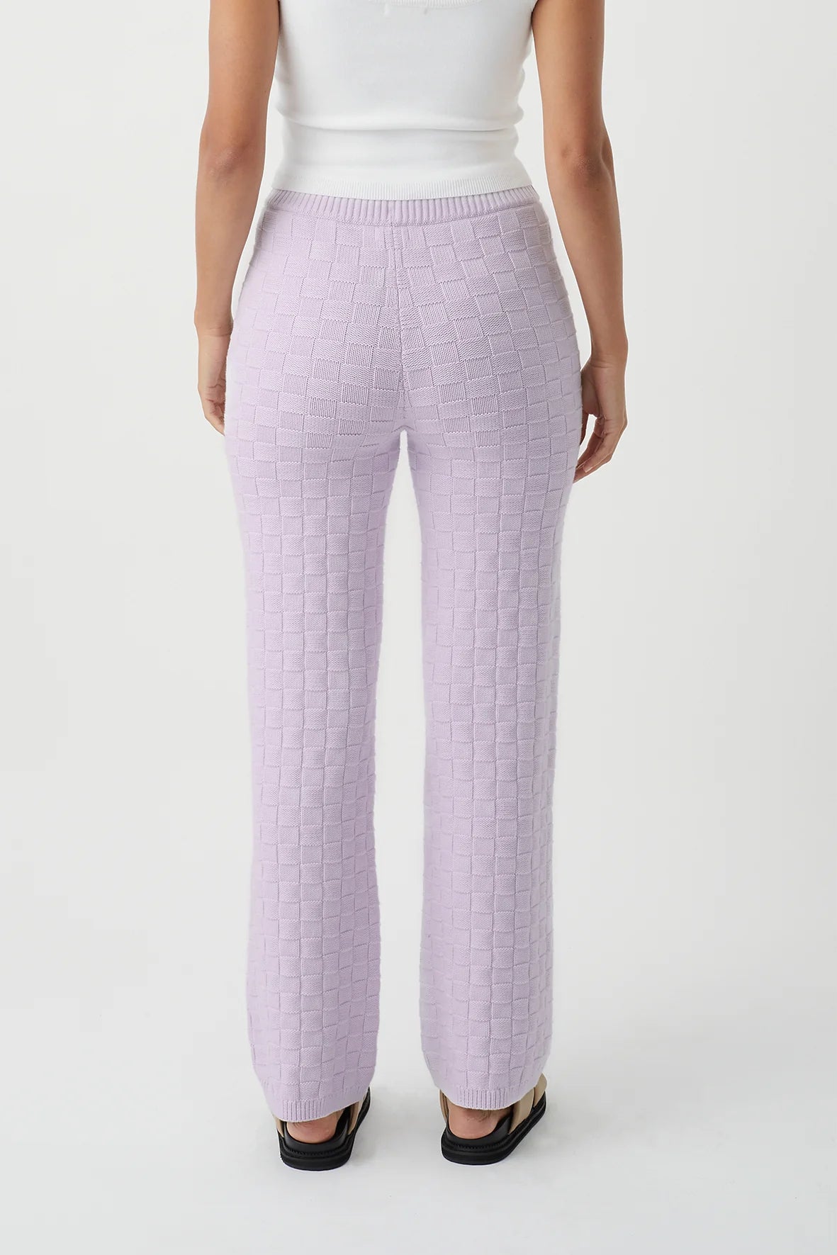 Sierra Organic Knit Pant Lilac
