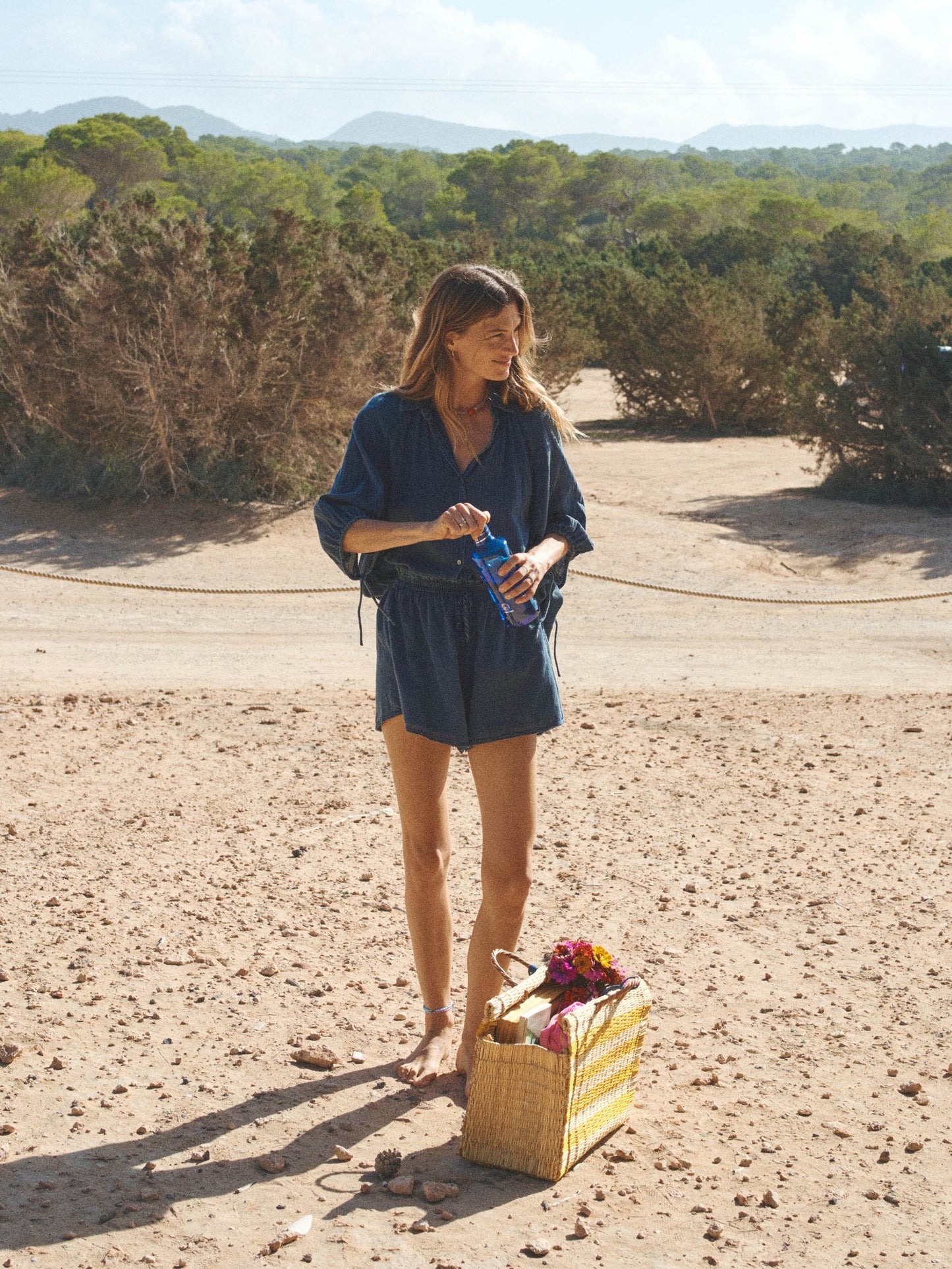 Gauze La Ponche Shirt indigo