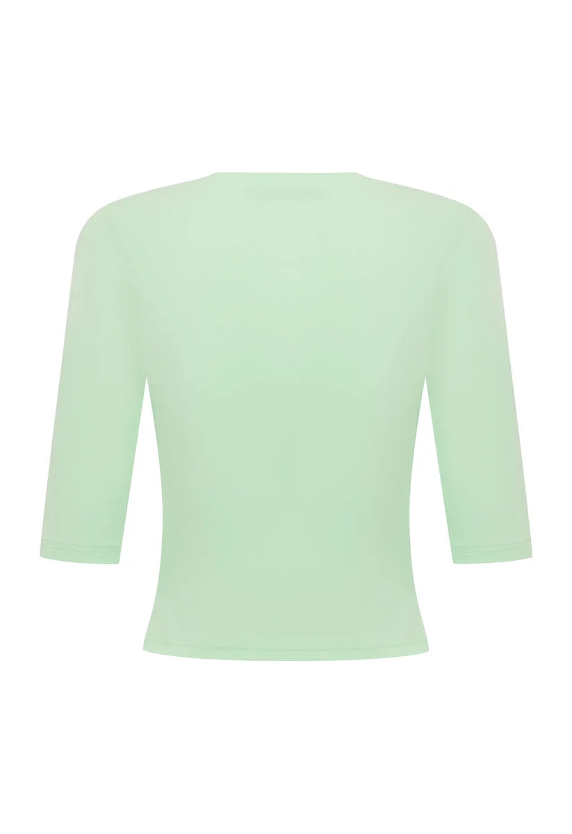 Olga Joan Baby V-Neck Top Menta