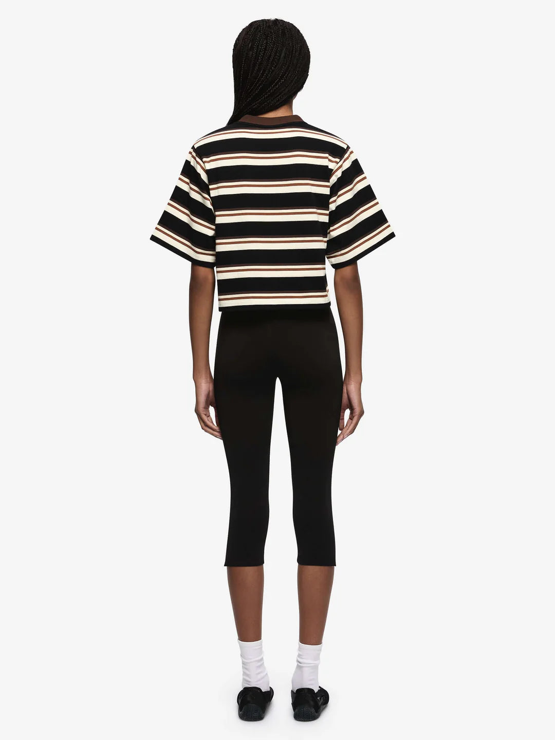 Nika Cropped Jersey Stripe