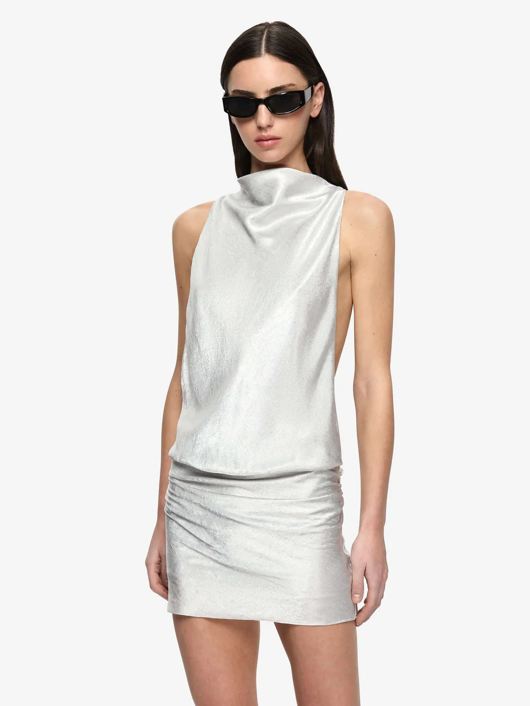 Bec and Bridge Juna Mini Dress Silver