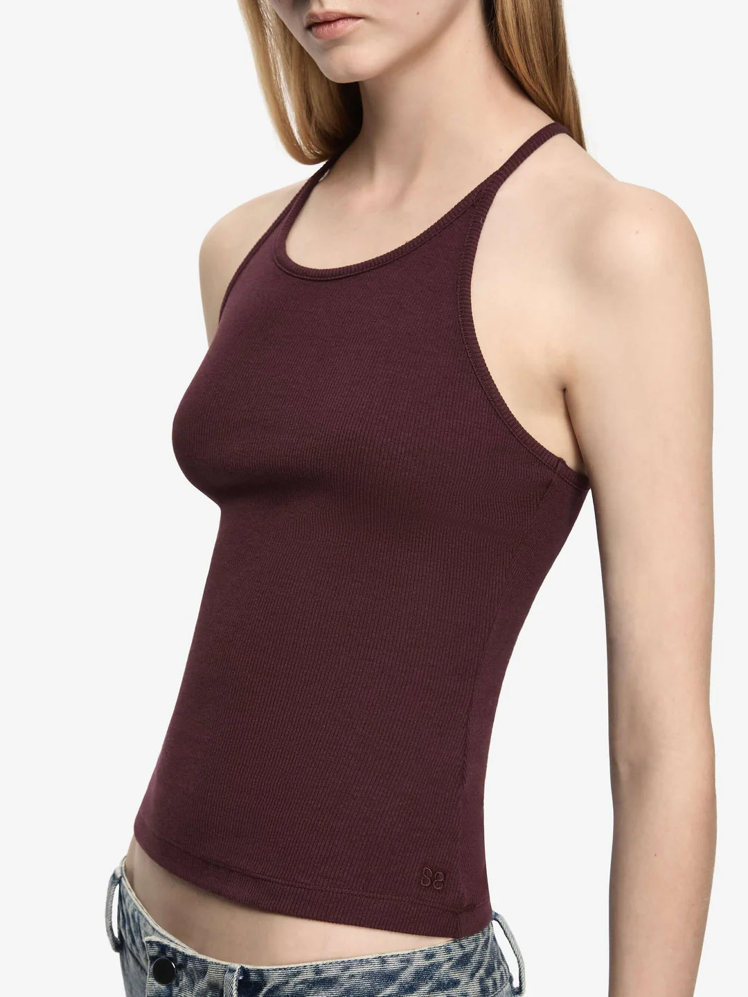 Bec and Bridge Azuri Racer Top Aubergine