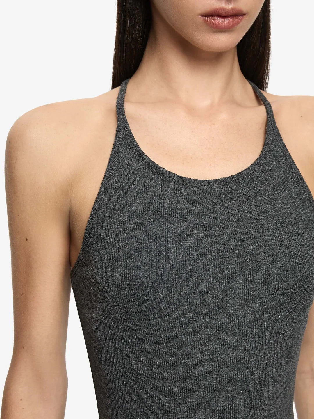 Bec and Bridge Azuri Racer Top Charcoal